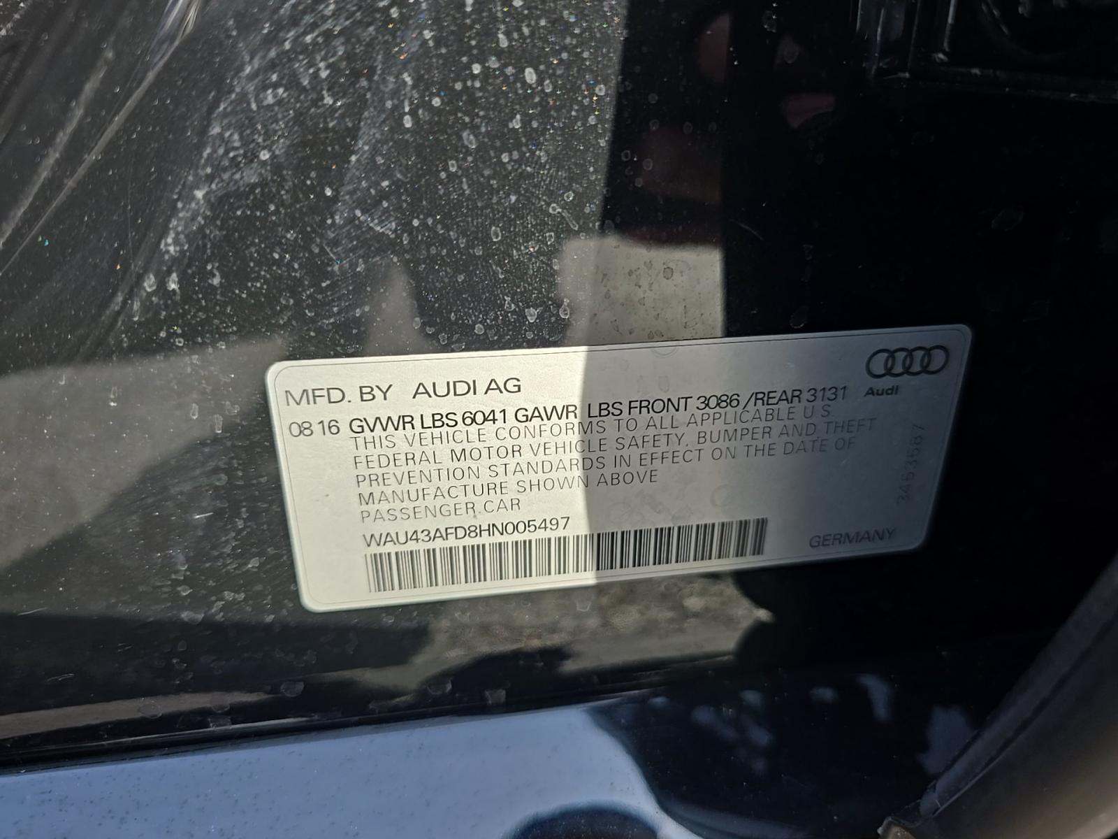 2017 Audi A8 L 4.0T Sport AWD