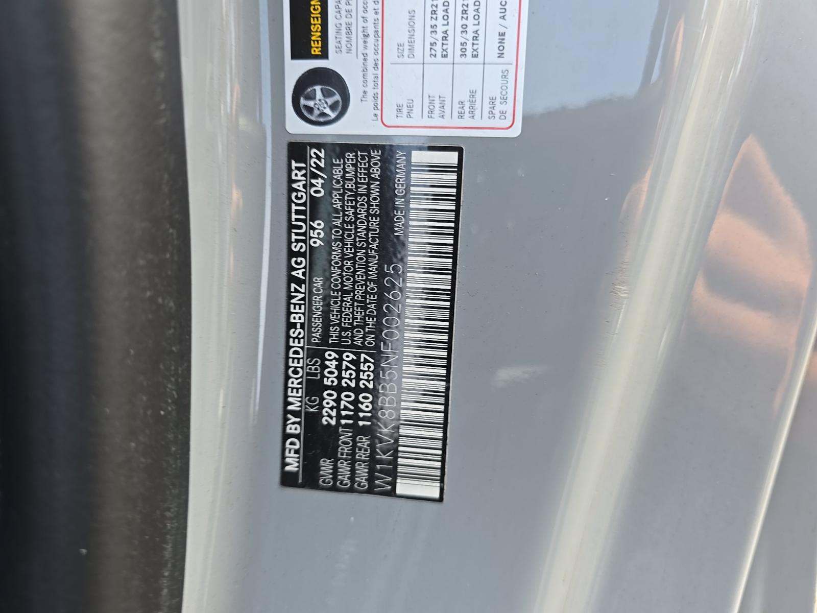 2022 Mercedes-Benz SL-Class AMG SL 63 AWD