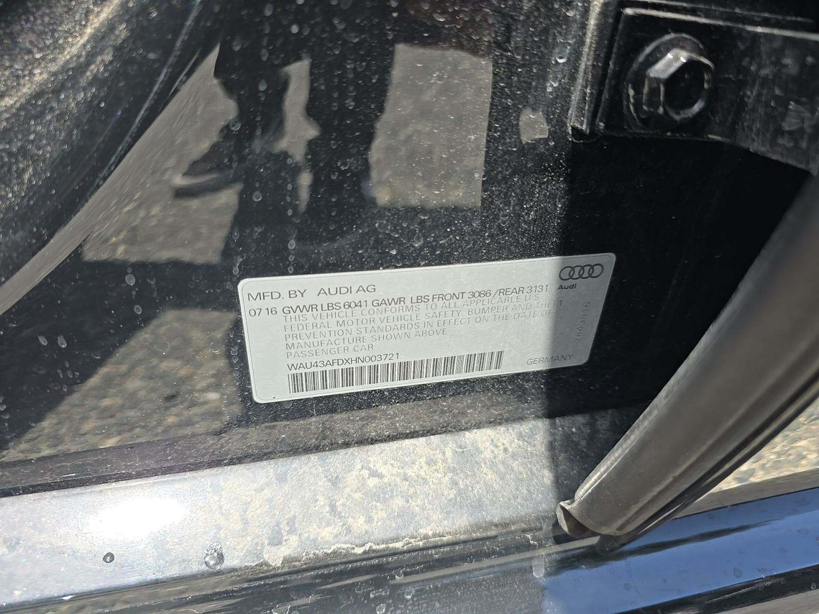 2017 Audi A8 L 4.0T Sport AWD