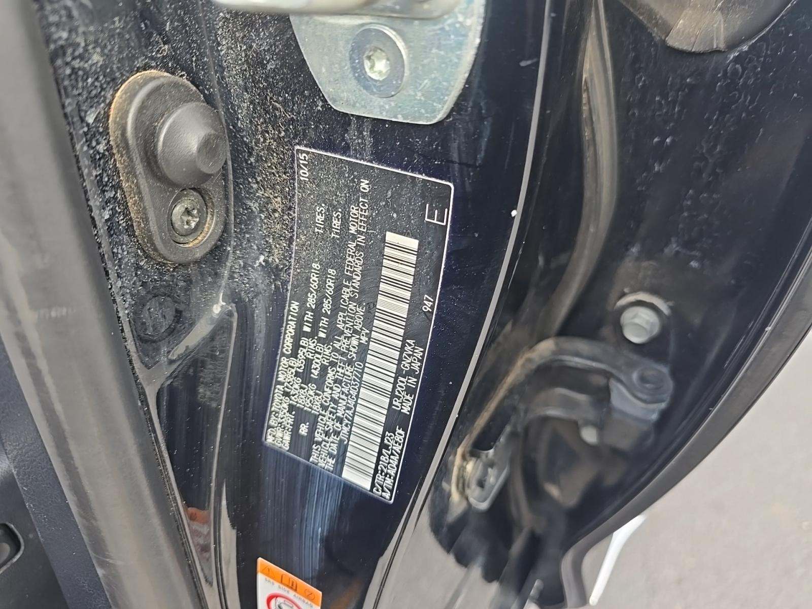 2016 Toyota Land Cruiser Base AWD