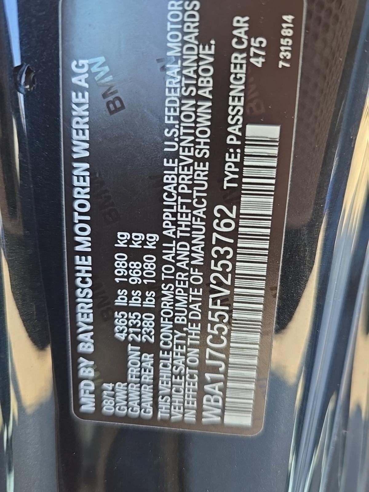 2015 BMW 2 Series M235i RWD