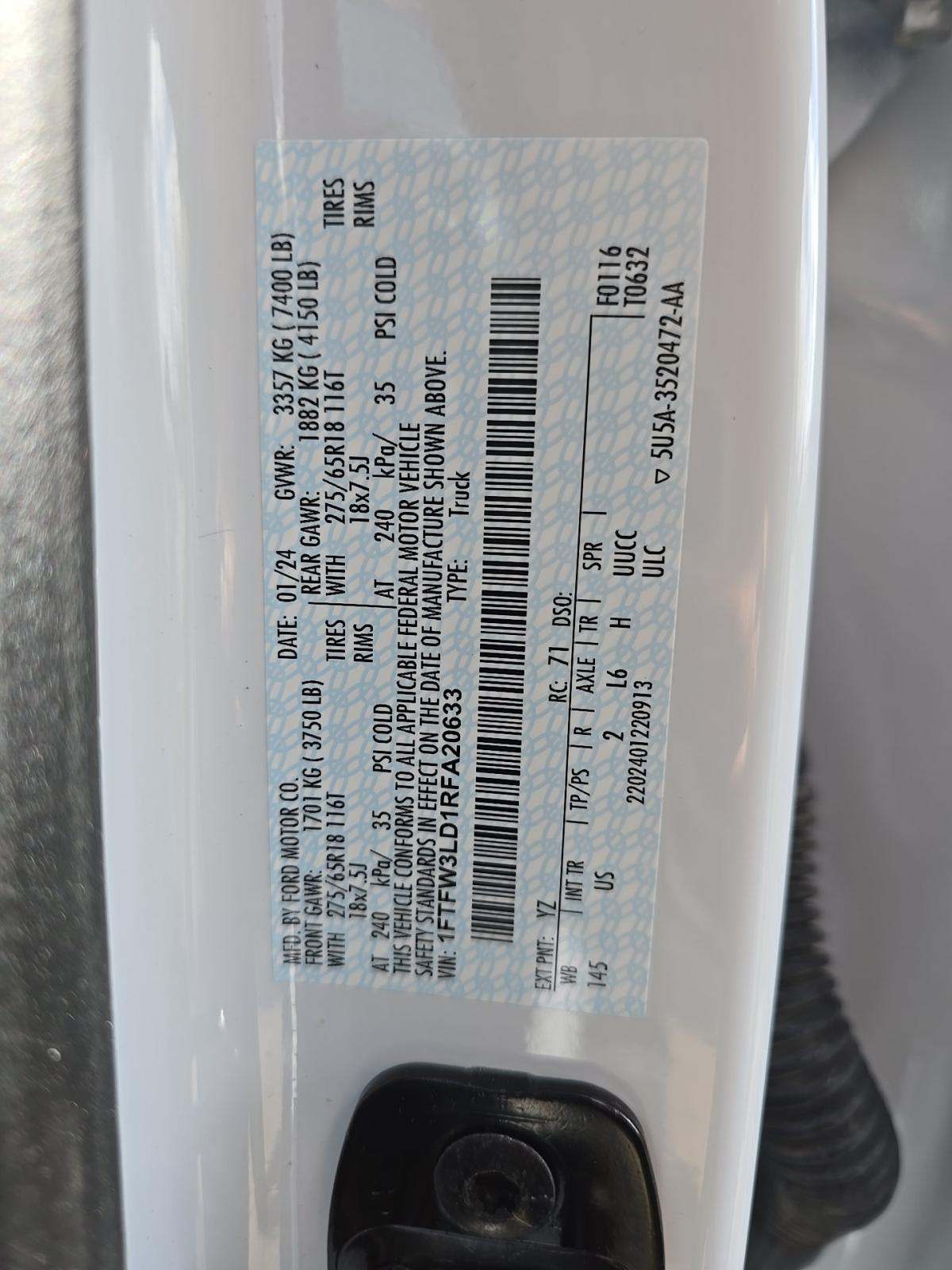 2024 Ford F-150 Hybrid XLT AWD