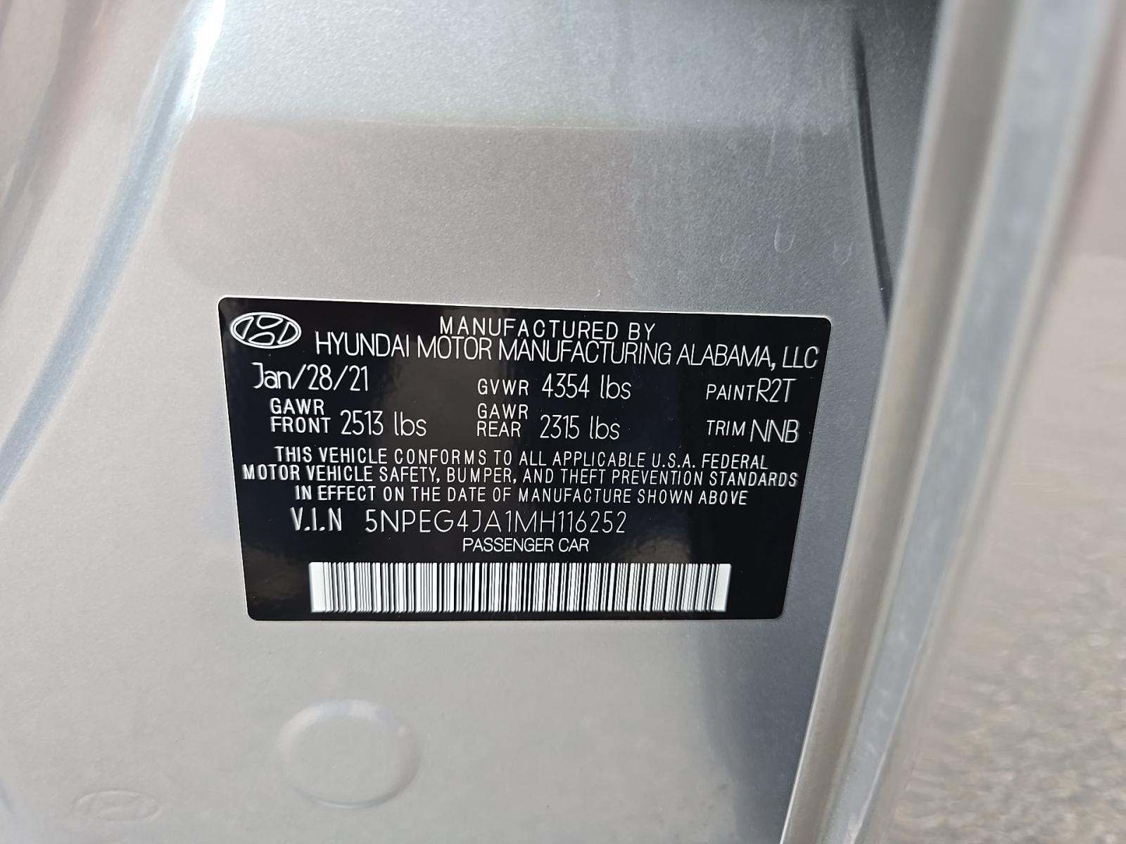 2021 Hyundai Sonata SE FWD