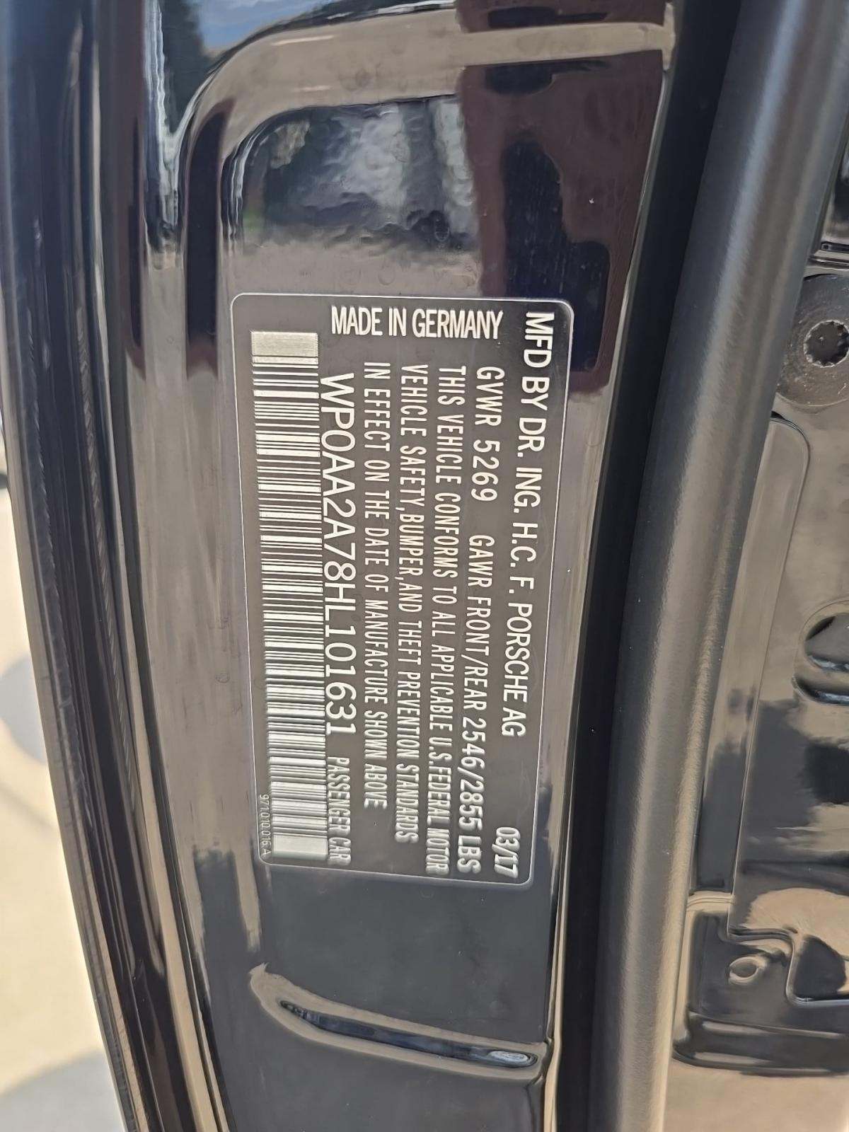 2017 Porsche Panamera Base RWD