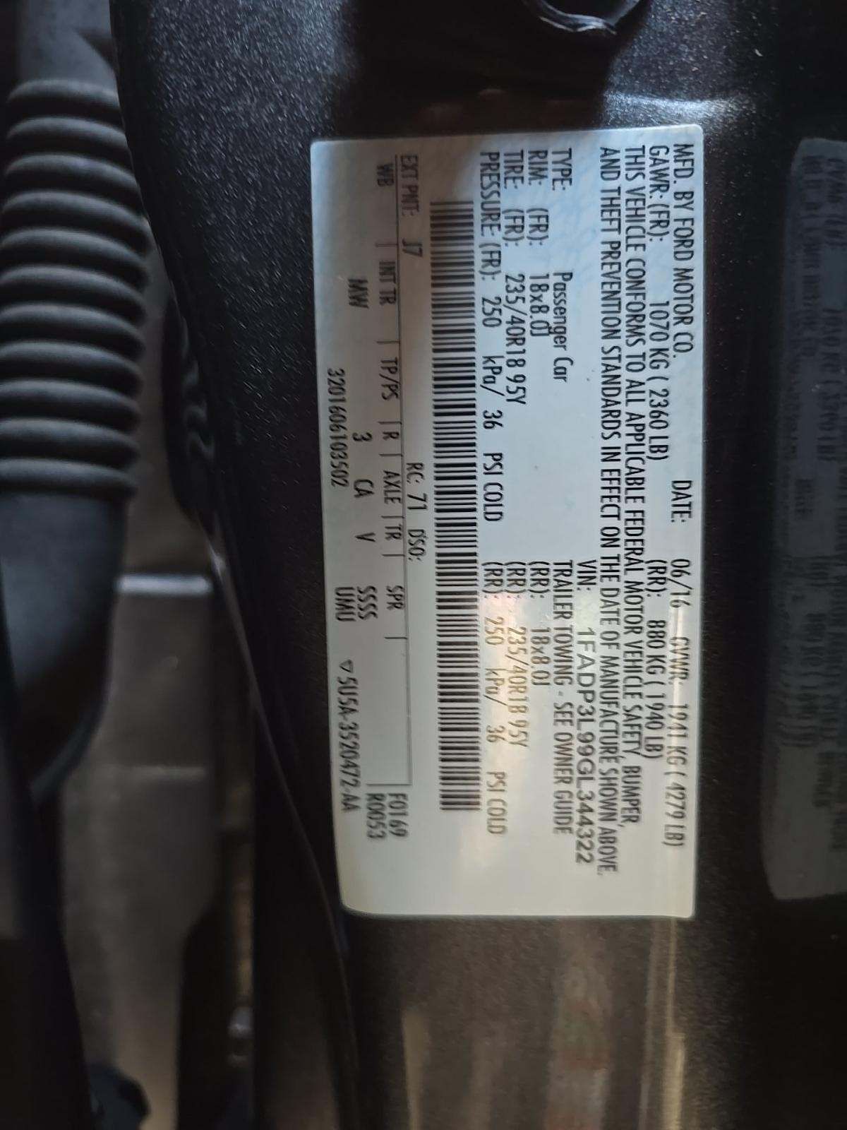 2016 Ford Focus ST FWD