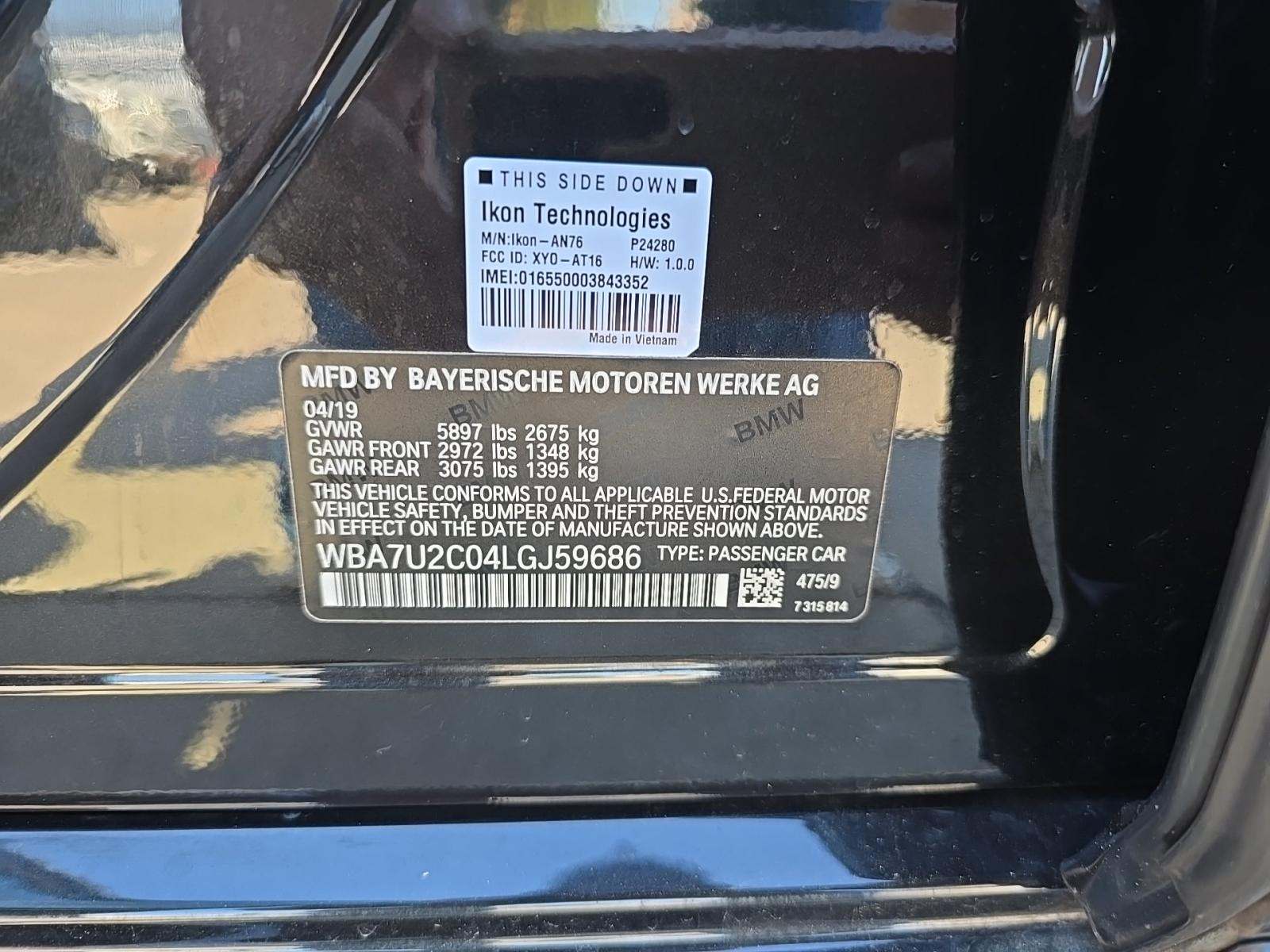 2020 BMW 7 Series 750i xDrive AWD