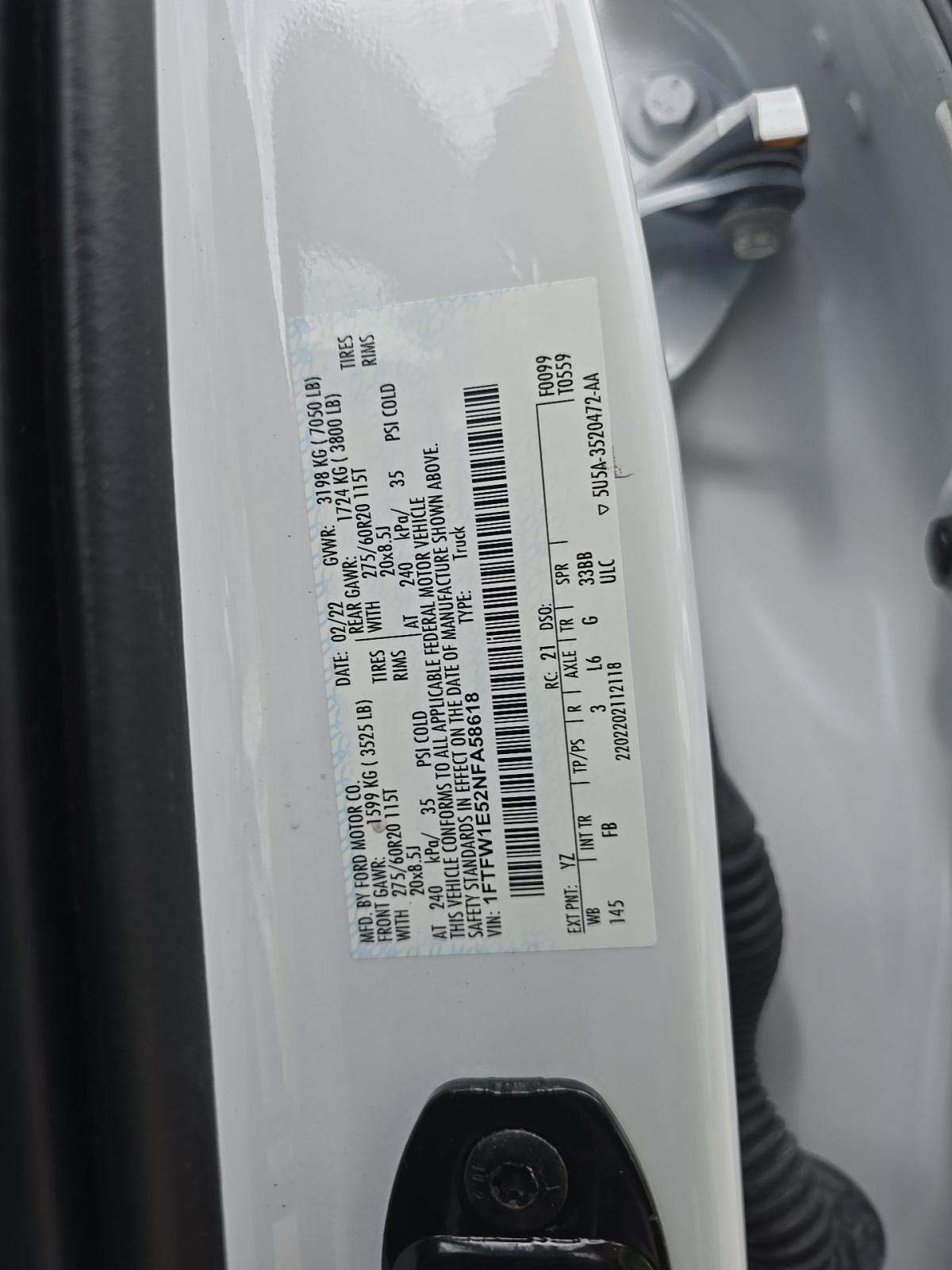 2022 Ford F-150 XLT AWD