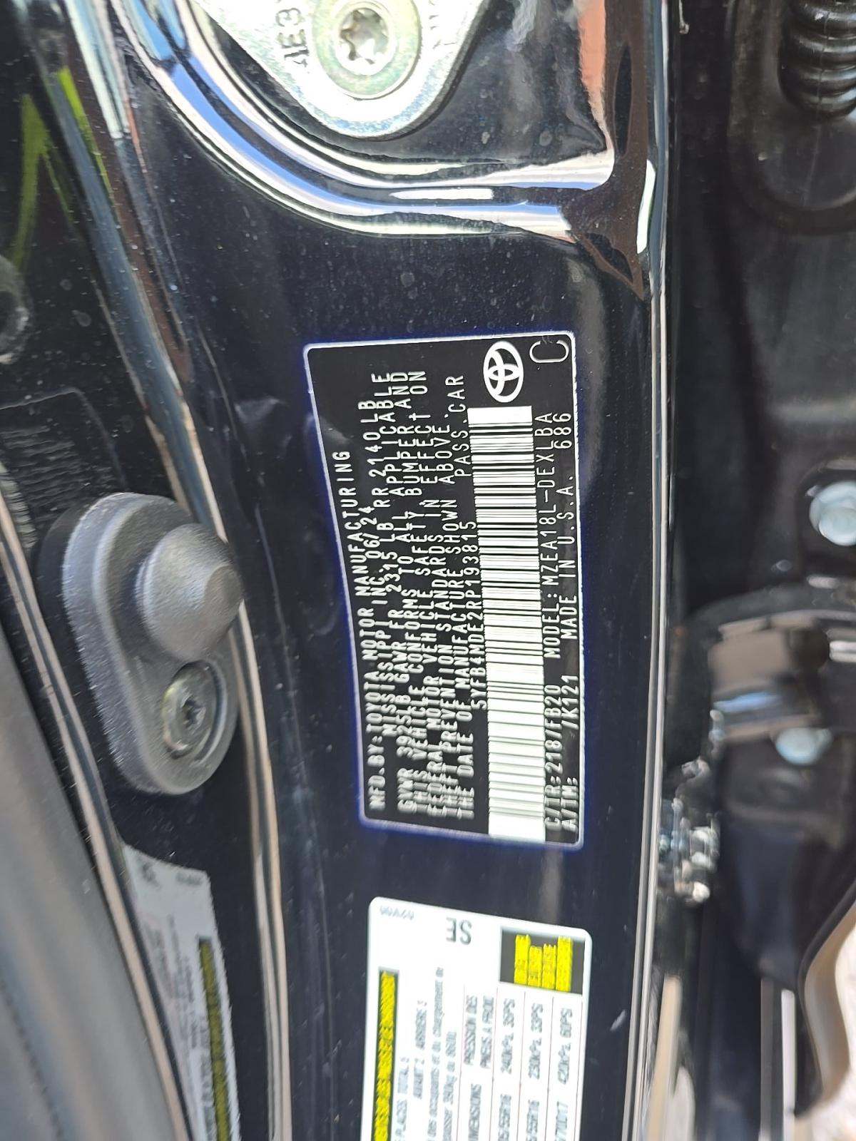 2024 Toyota Corolla LE FWD