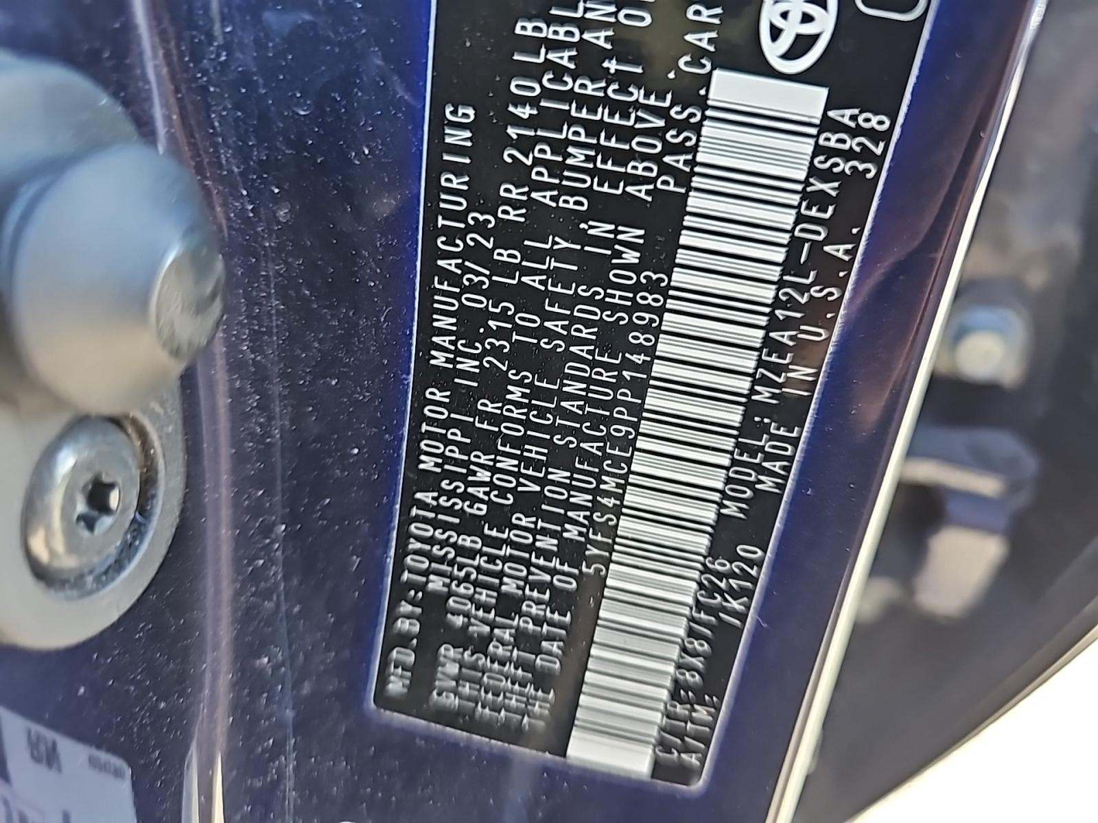 2023 Toyota Corolla SE FWD