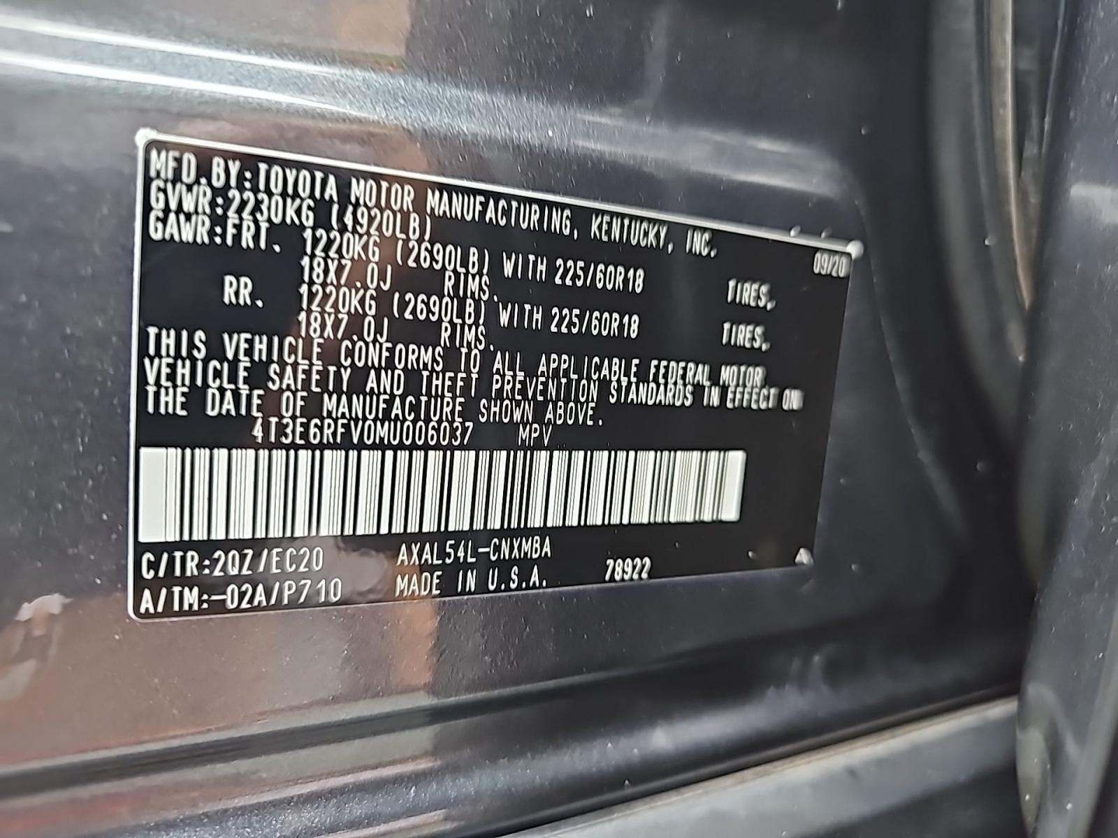 2021 Toyota RAV4 Hybrid XSE AWD