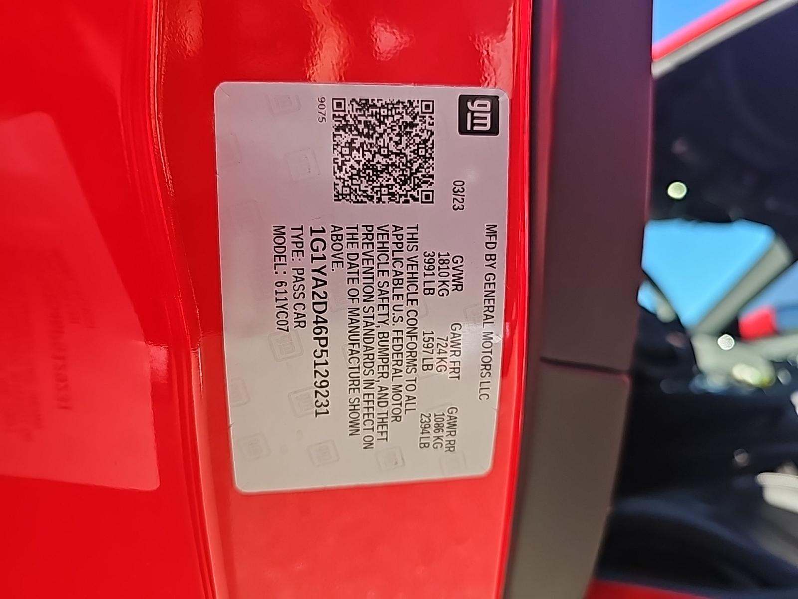 2023 Chevrolet Corvette Stingray RWD