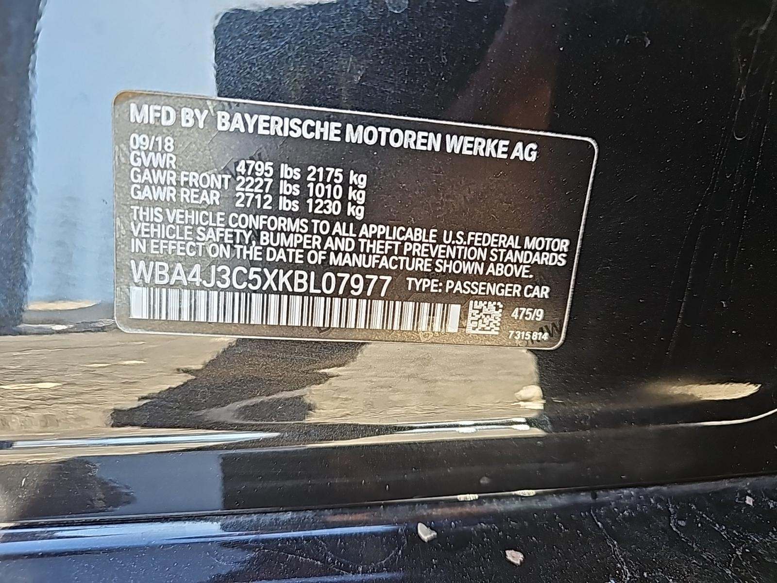 2019 BMW 4 Series 430i xDrive AWD