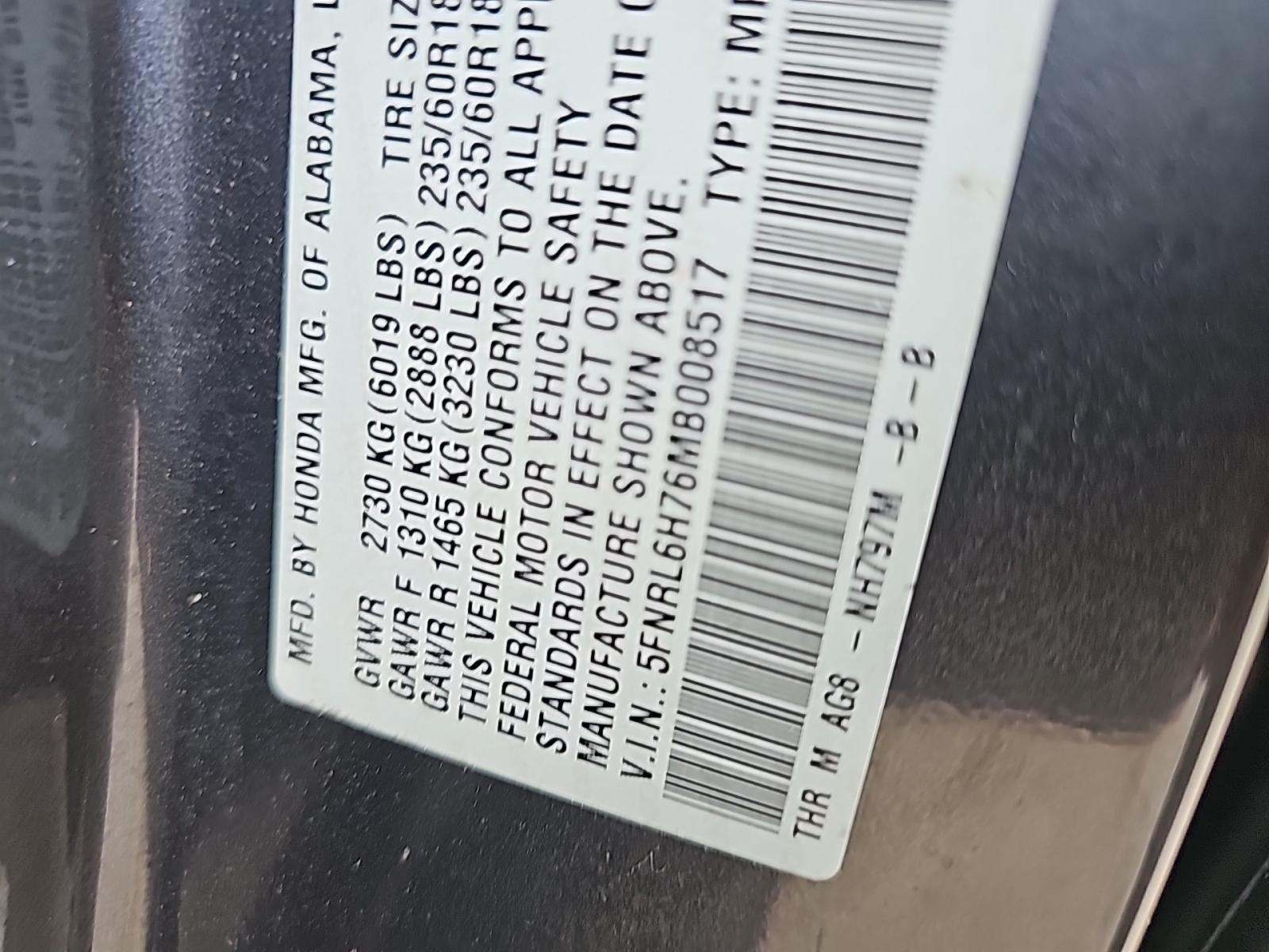 2021 Honda Odyssey EX-L FWD