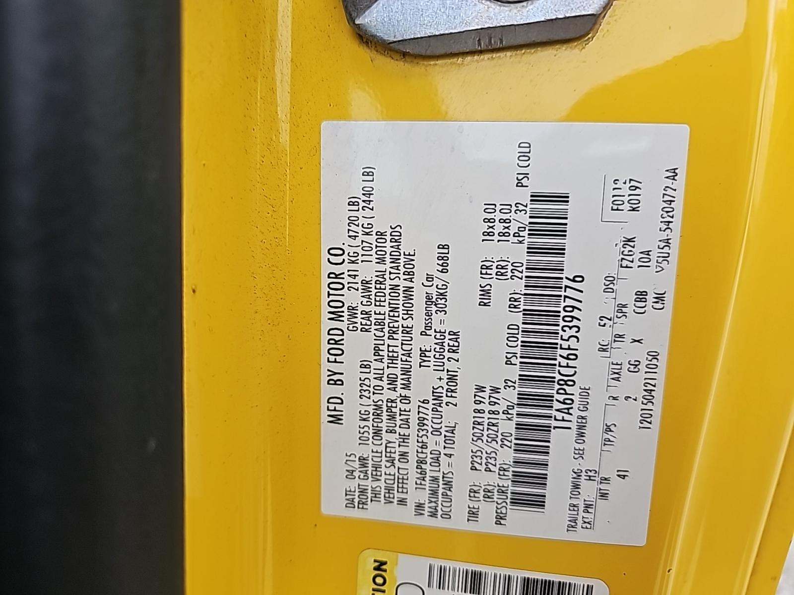 2015 Ford Mustang GT Premium RWD