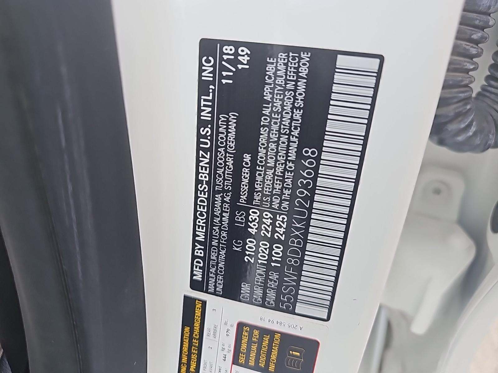 2019 Mercedes-Benz C-Class C 300 RWD