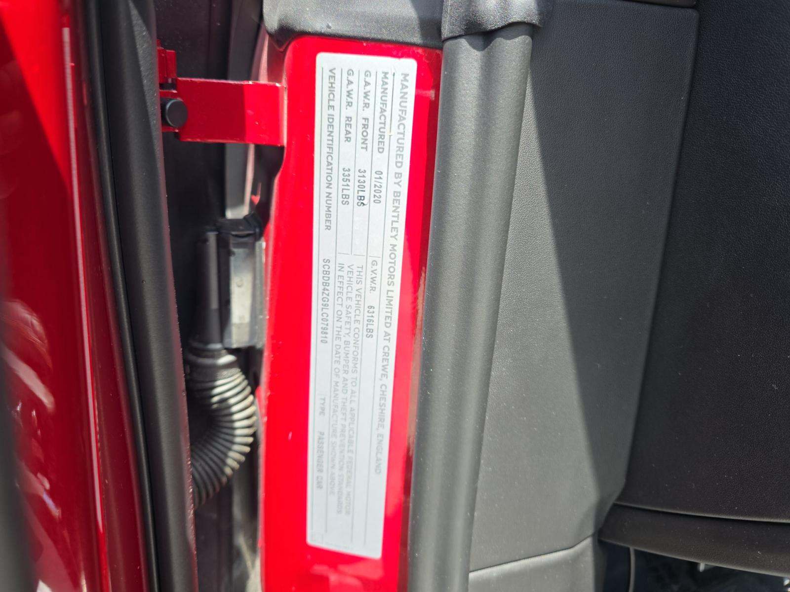 2020 Bentley Continental GT W12 AWD