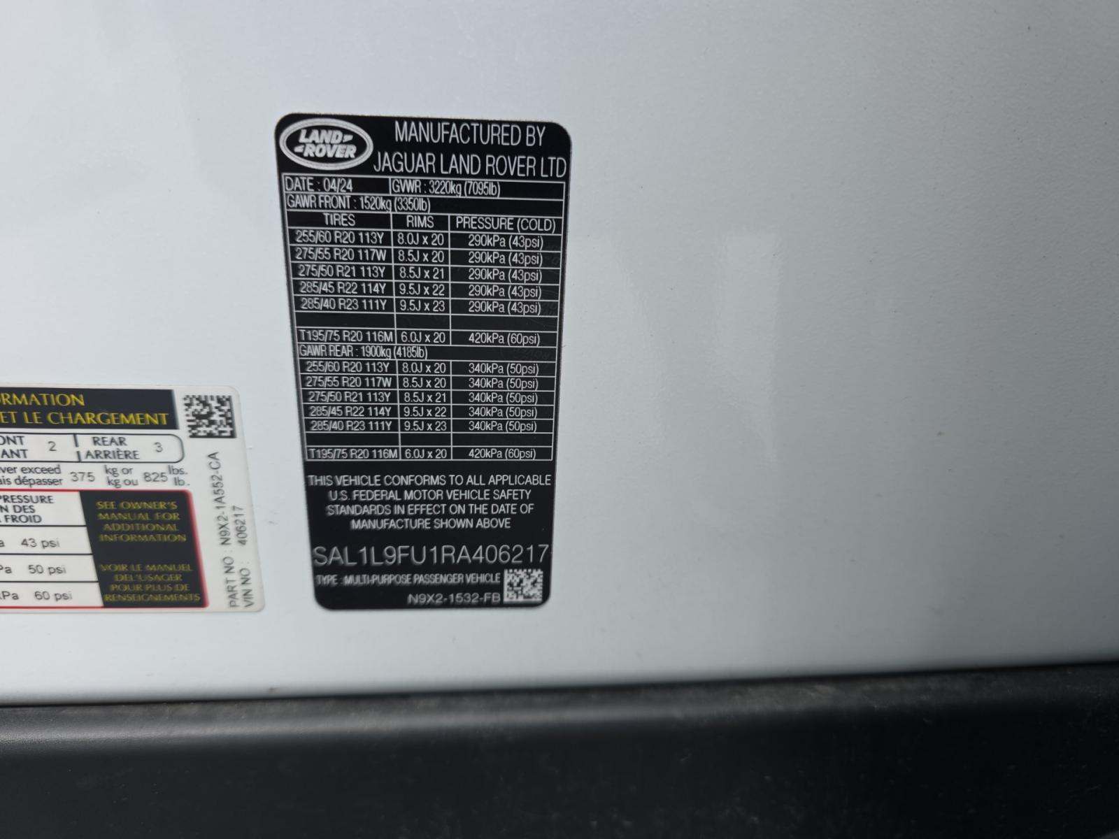 2024 Land Rover Range Rover Sport Dynamic SE AWD