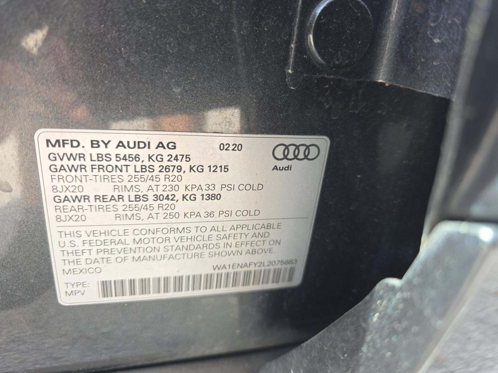2020 Audi Q5 Titanium Premium Plus AWD