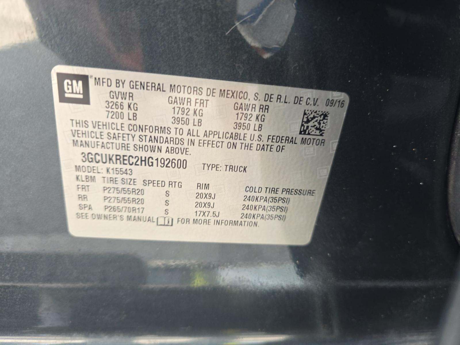 2017 Chevrolet Silverado 1500 LT Z71 AWD