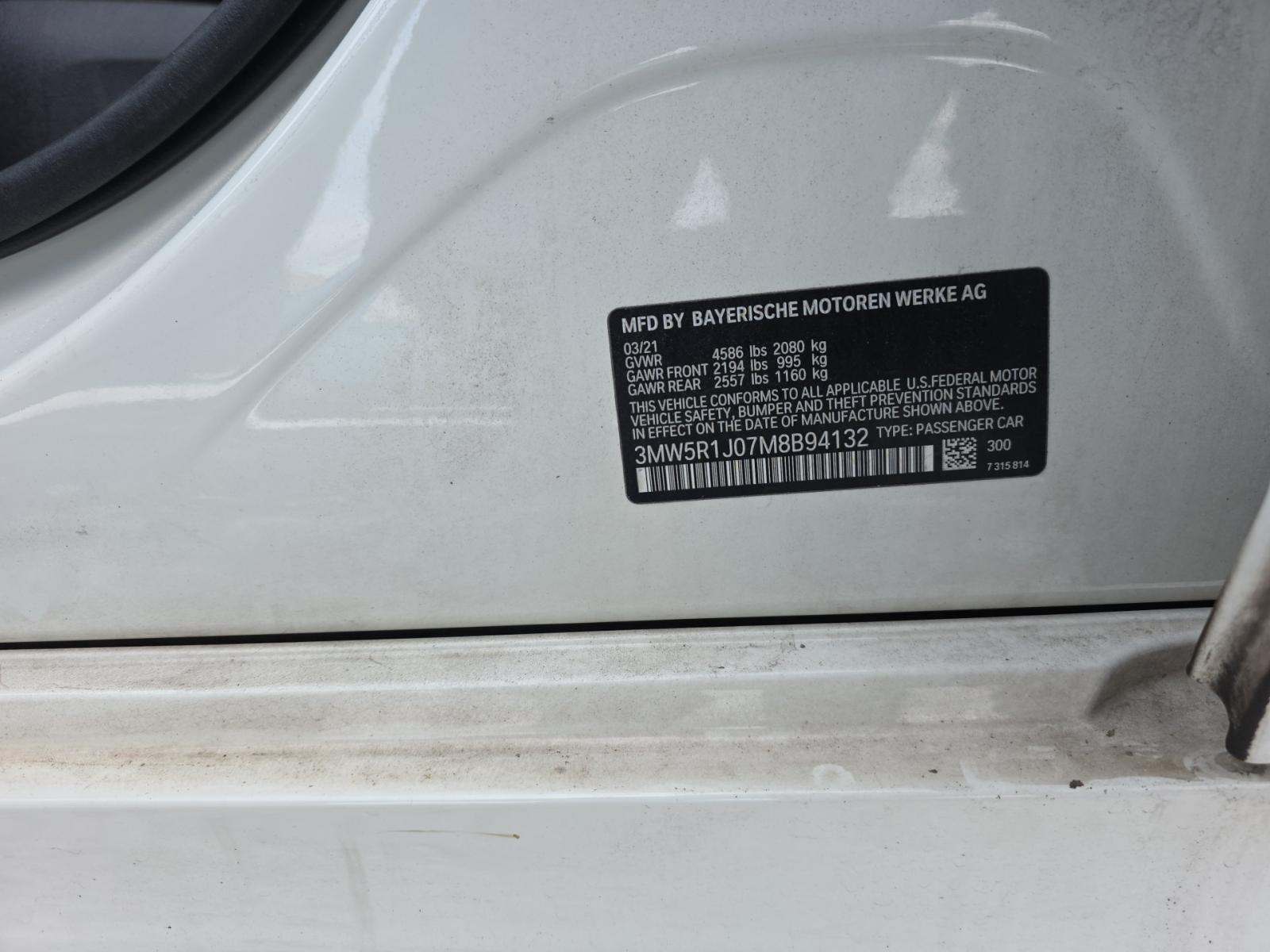 2021 BMW 3 Series 330i RWD