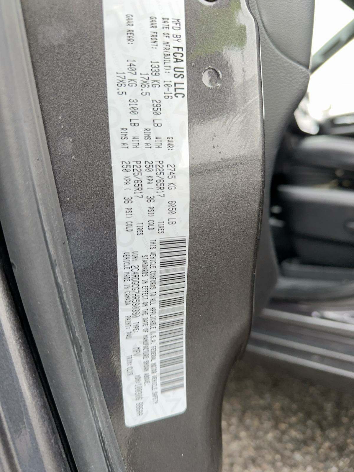 2017 Dodge Grand Caravan SXT FWD