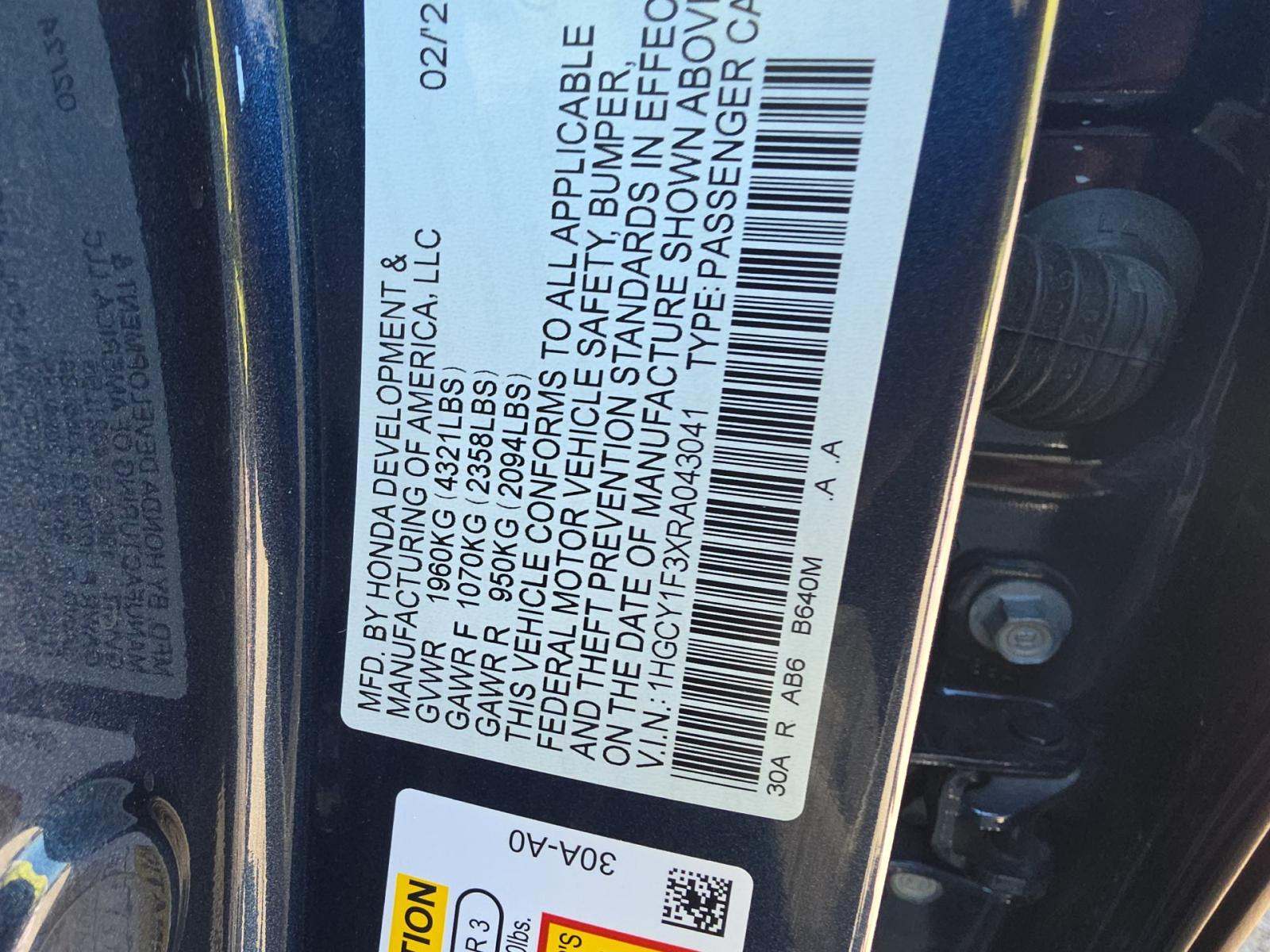 2024 Honda Accord EX FWD