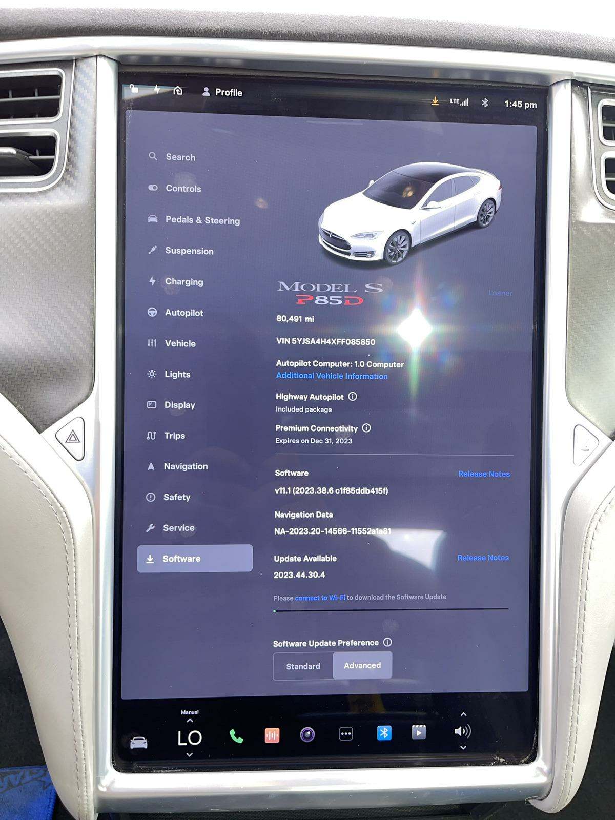 2015 Tesla Model S P85D AWD