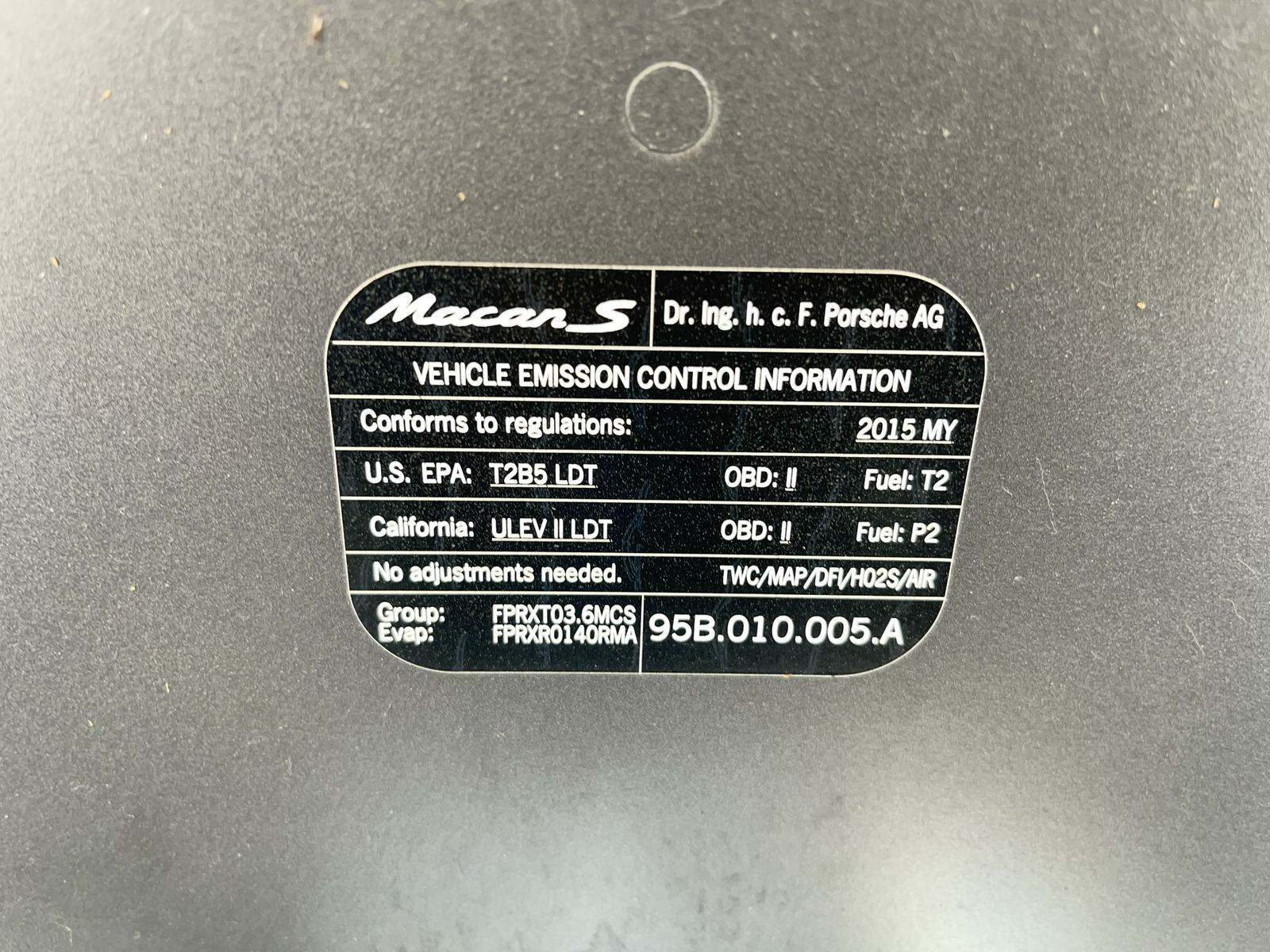 2015 Porsche Macan S AWD