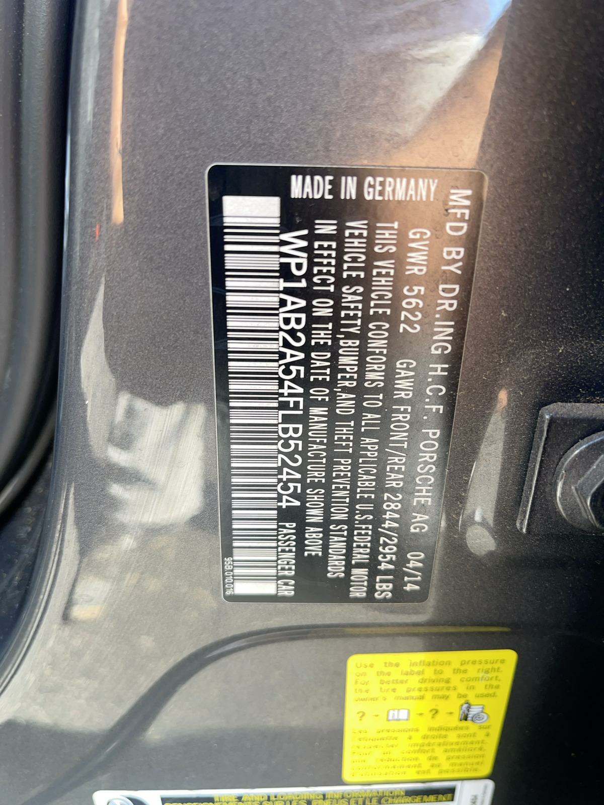 2015 Porsche Macan S AWD