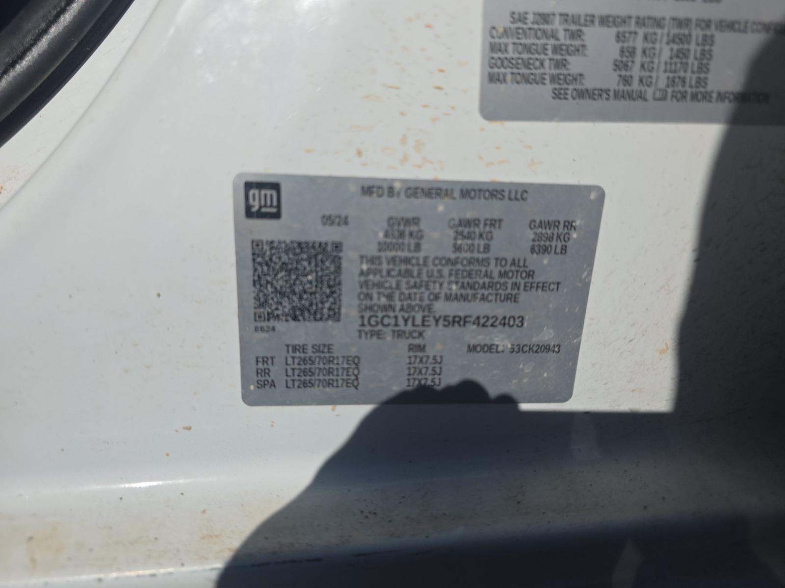 2024 Chevrolet Silverado 2500HD Work Truck AWD