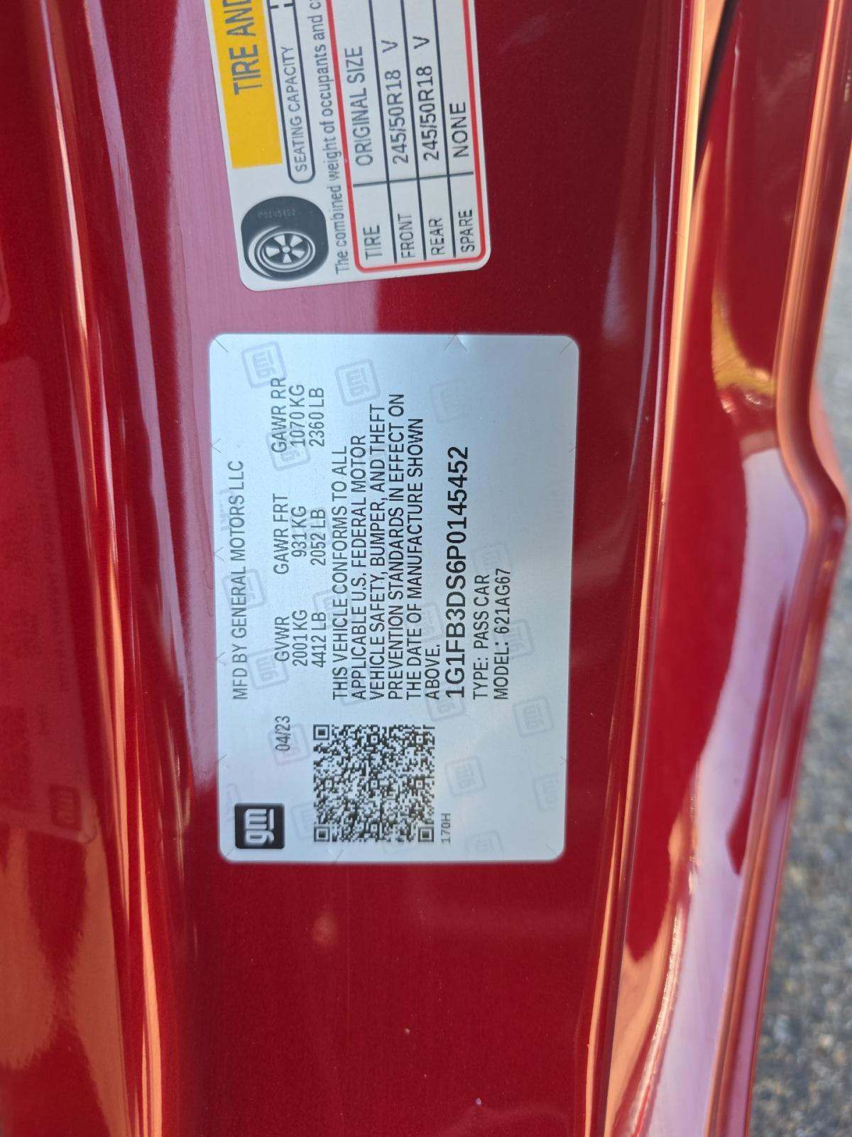 2023 Chevrolet Camaro 1LT RWD