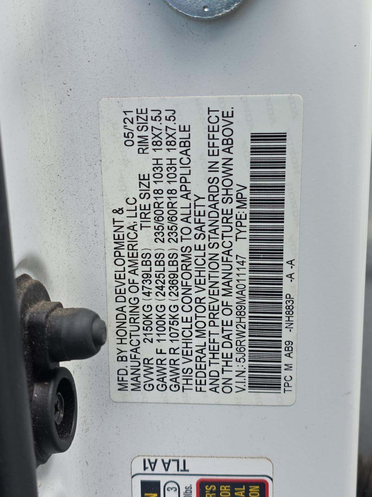 2021 Honda CR-V EX-L AWD
