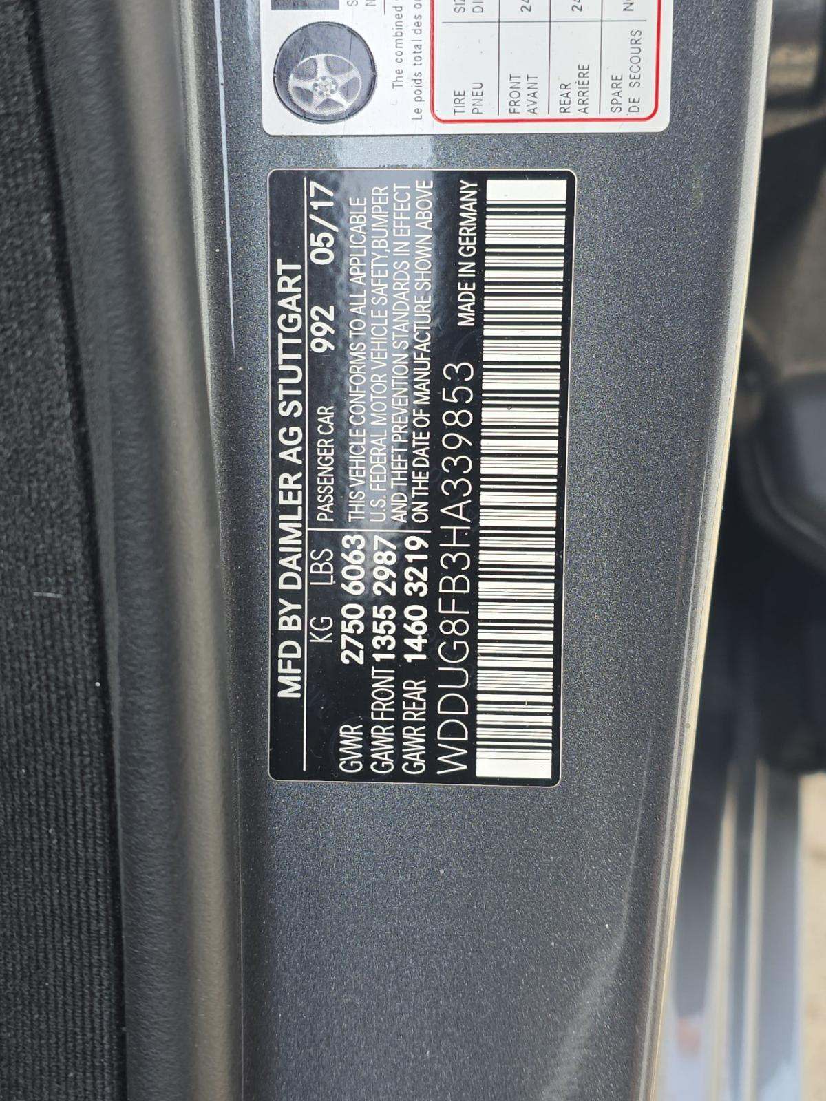 2017 Mercedes-Benz S-Class S 550 AWD