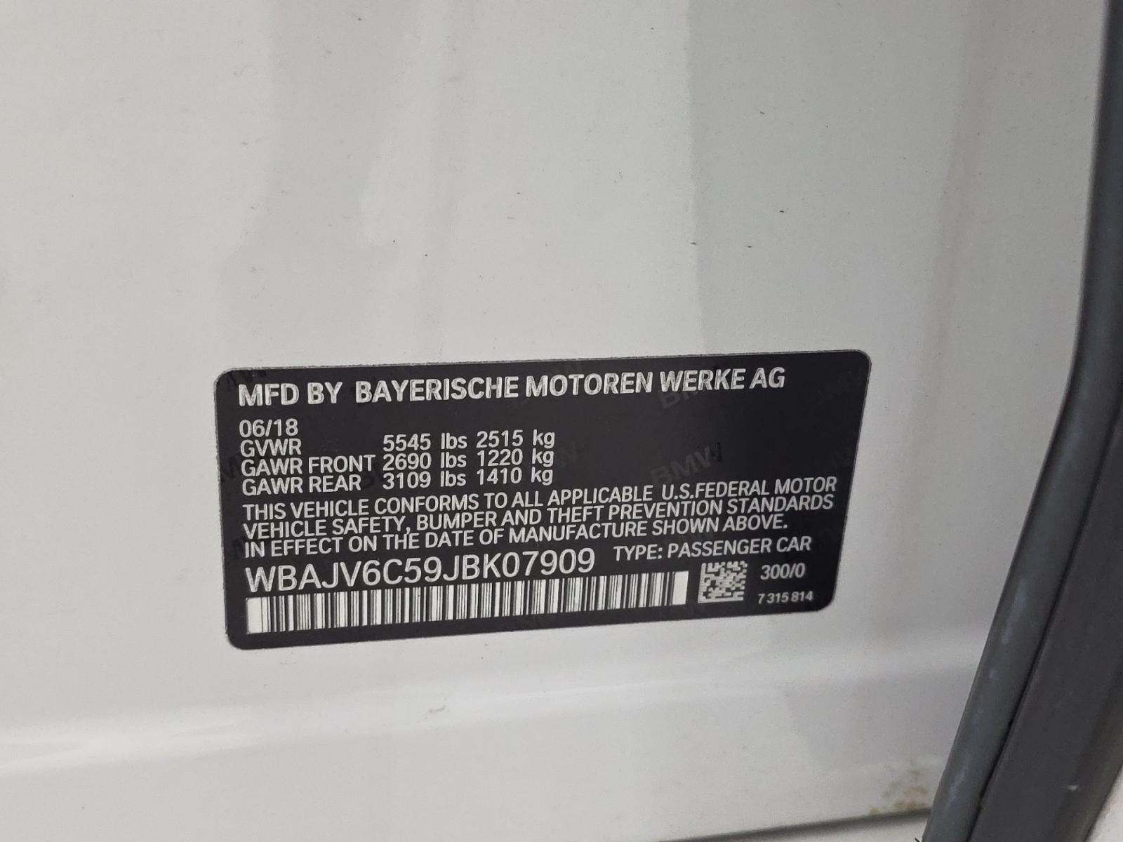 2018 BMW 6 Series 640i xDrive AWD