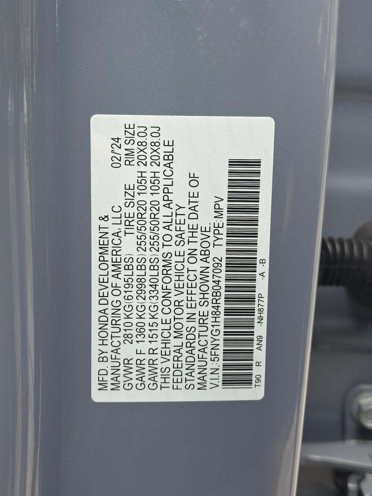 2024 Honda Pilot Elite AWD