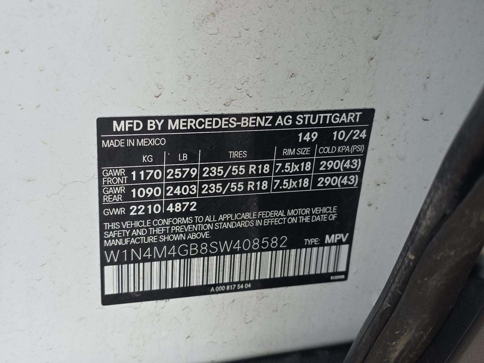 2025 Mercedes-Benz GLB GLB 250 FWD