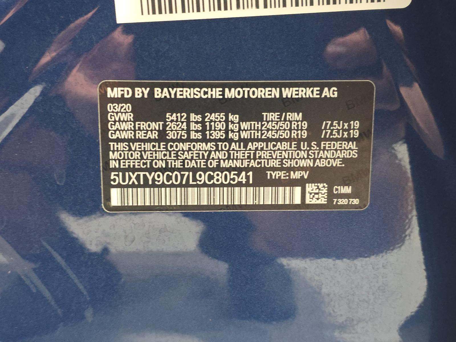 2020 BMW X3 M40i AWD