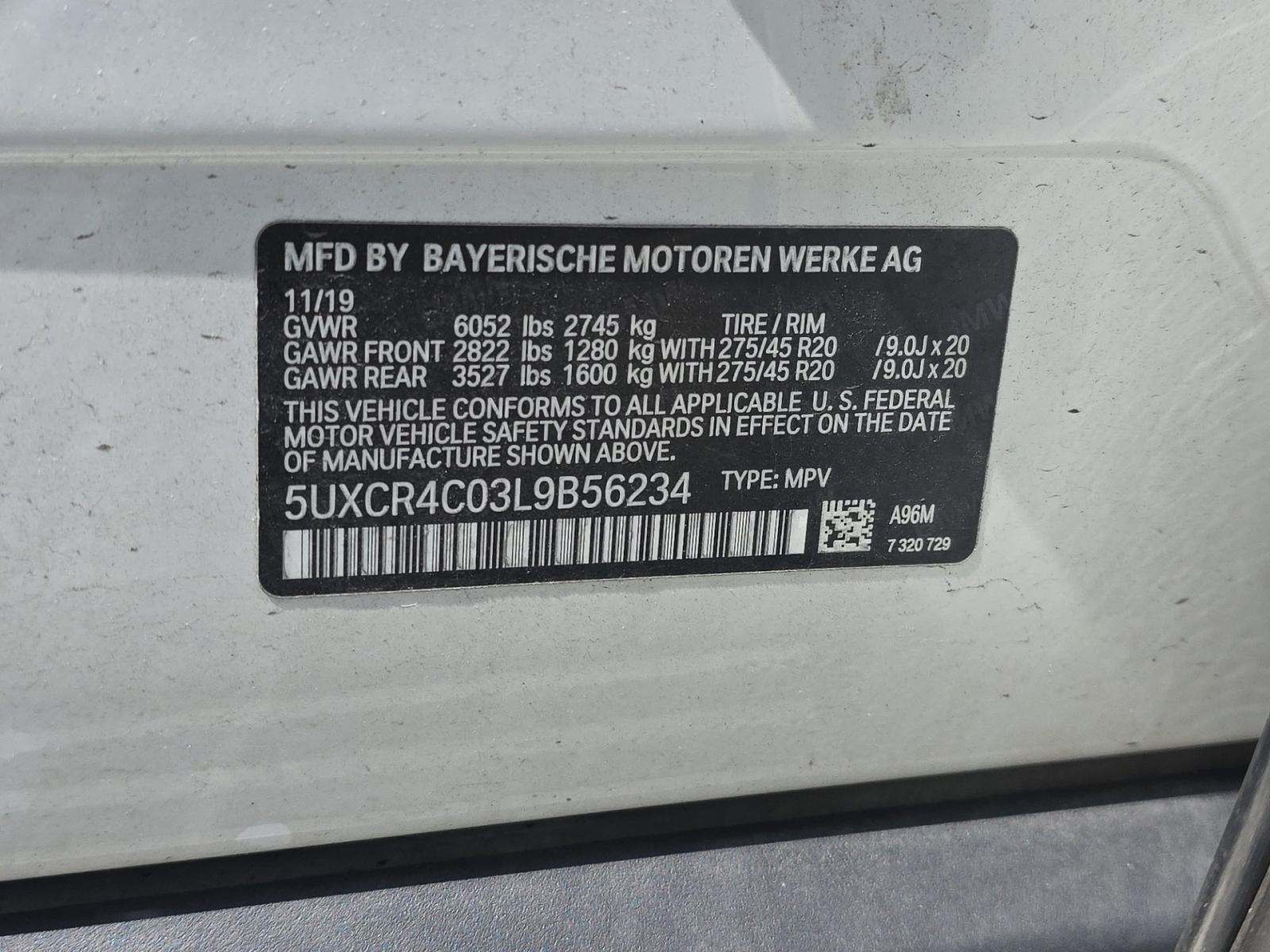 2020 BMW X5 sDrive40i RWD