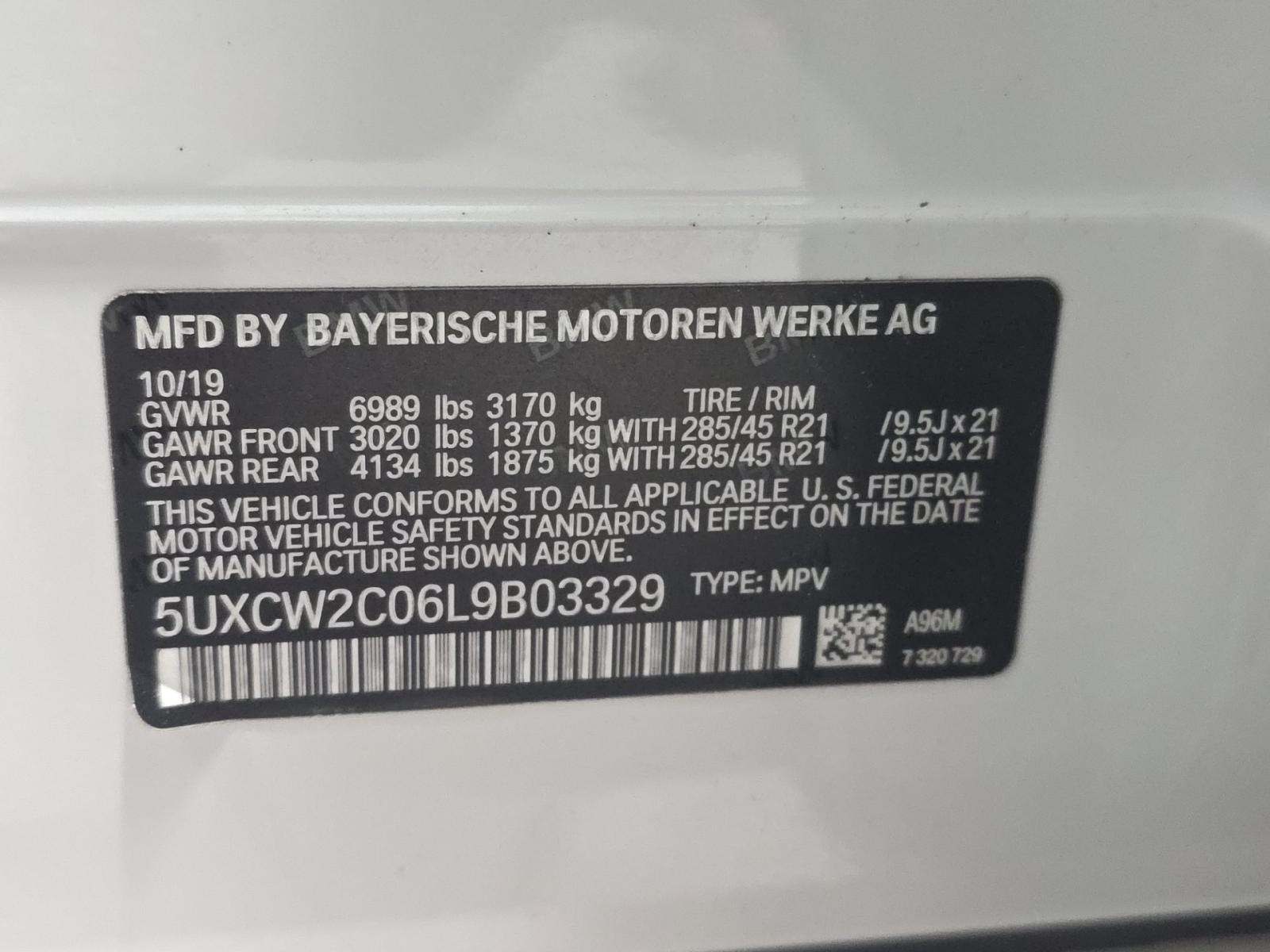 2020 BMW X7 xDrive40i AWD
