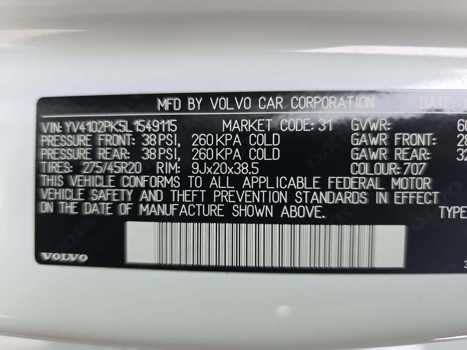 2020 Volvo XC90 T5 Momentum AWD