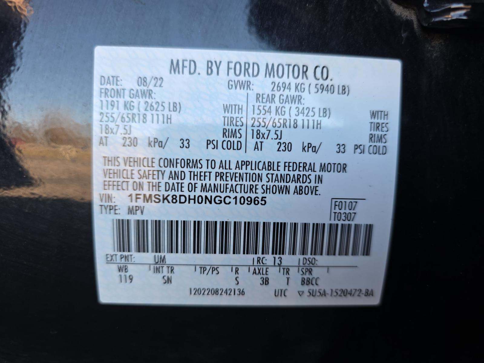 2022 Ford Explorer XLT AWD