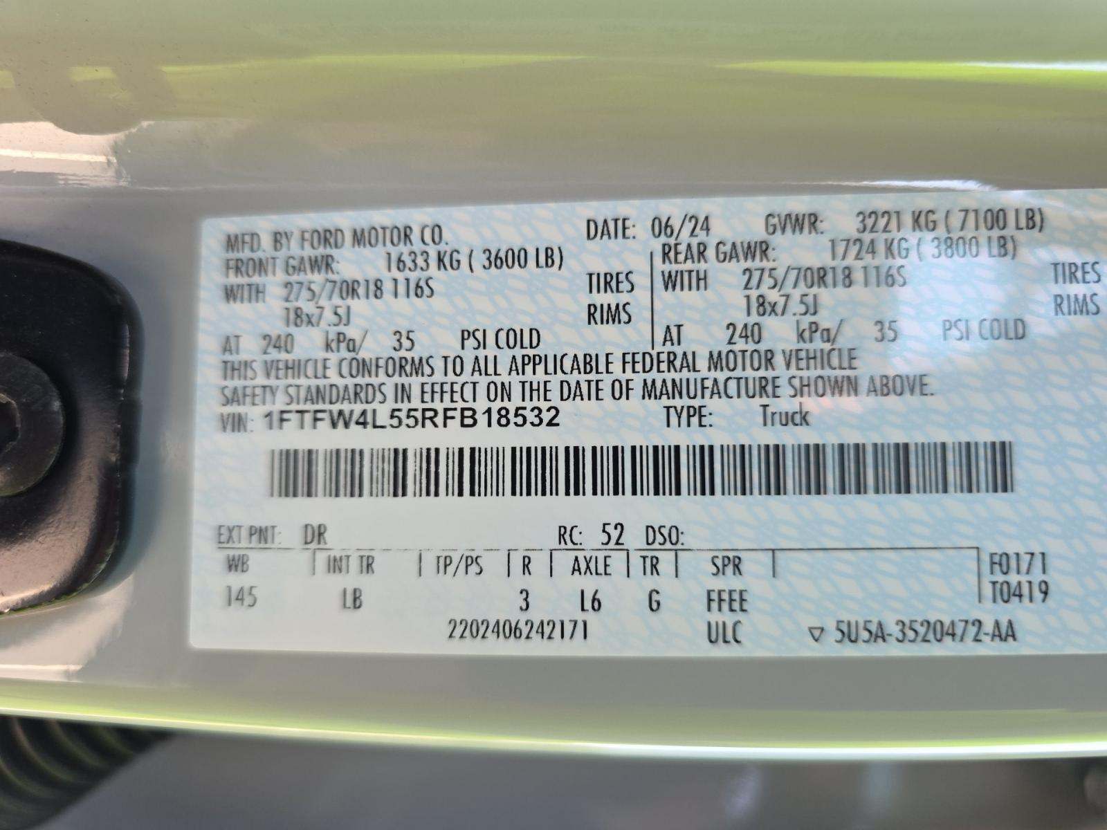 2024 Ford F-150 Tremor AWD