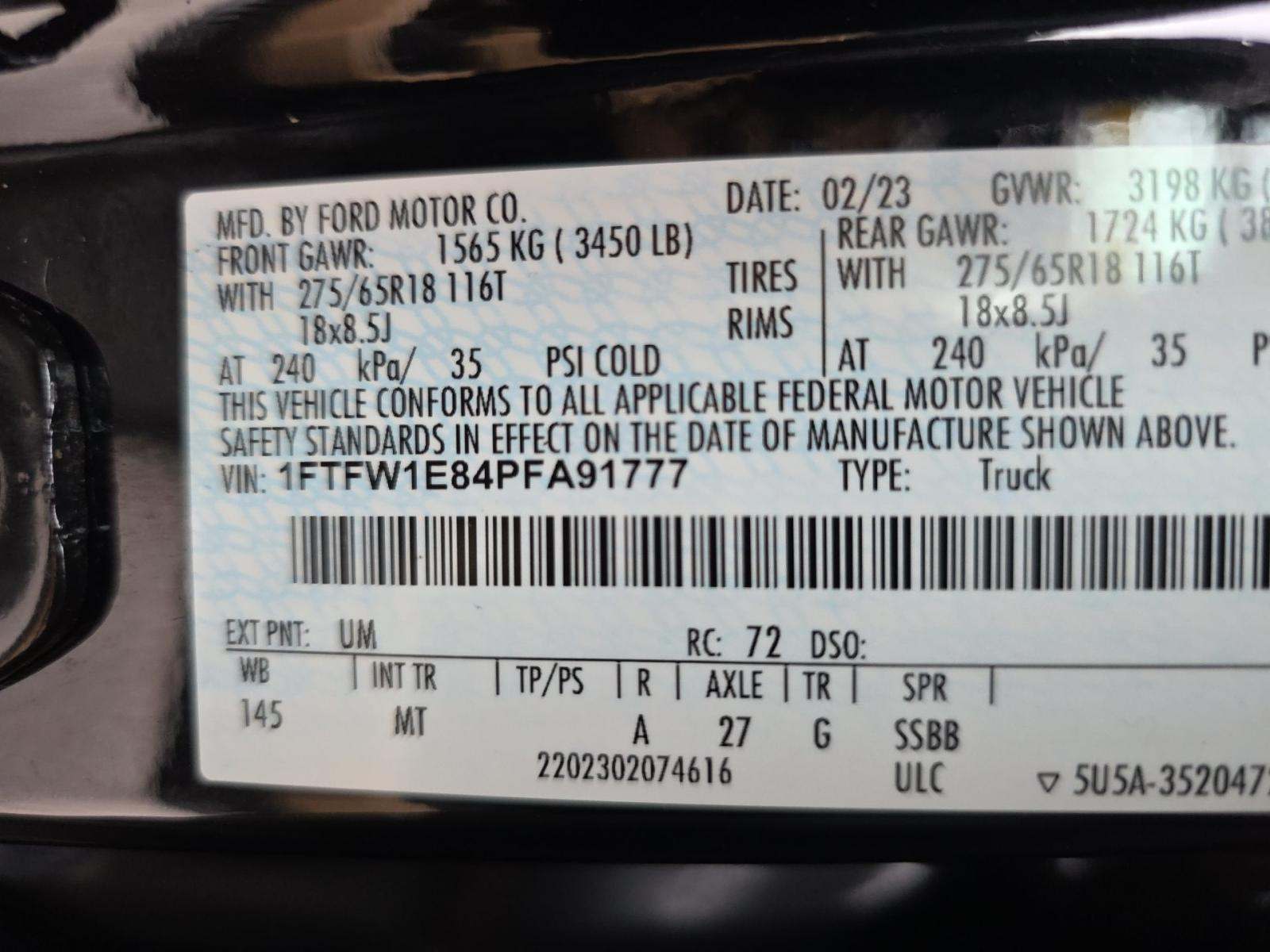 2023 Ford F-150 XLT AWD