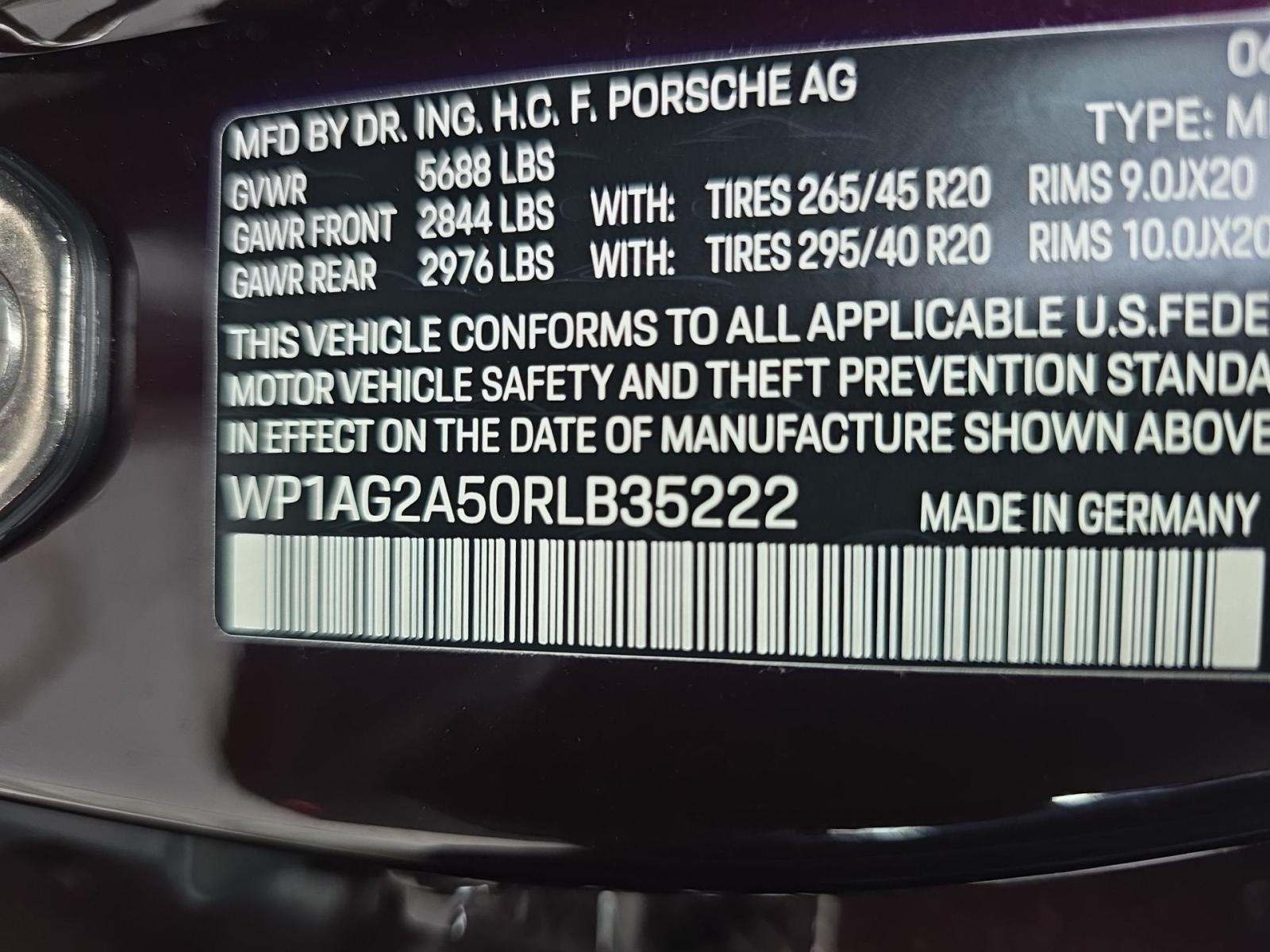 2024 Porsche Macan S AWD