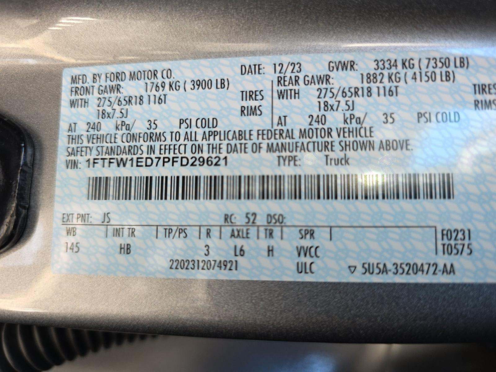 2023 Ford F-150 Hybrid Lariat AWD