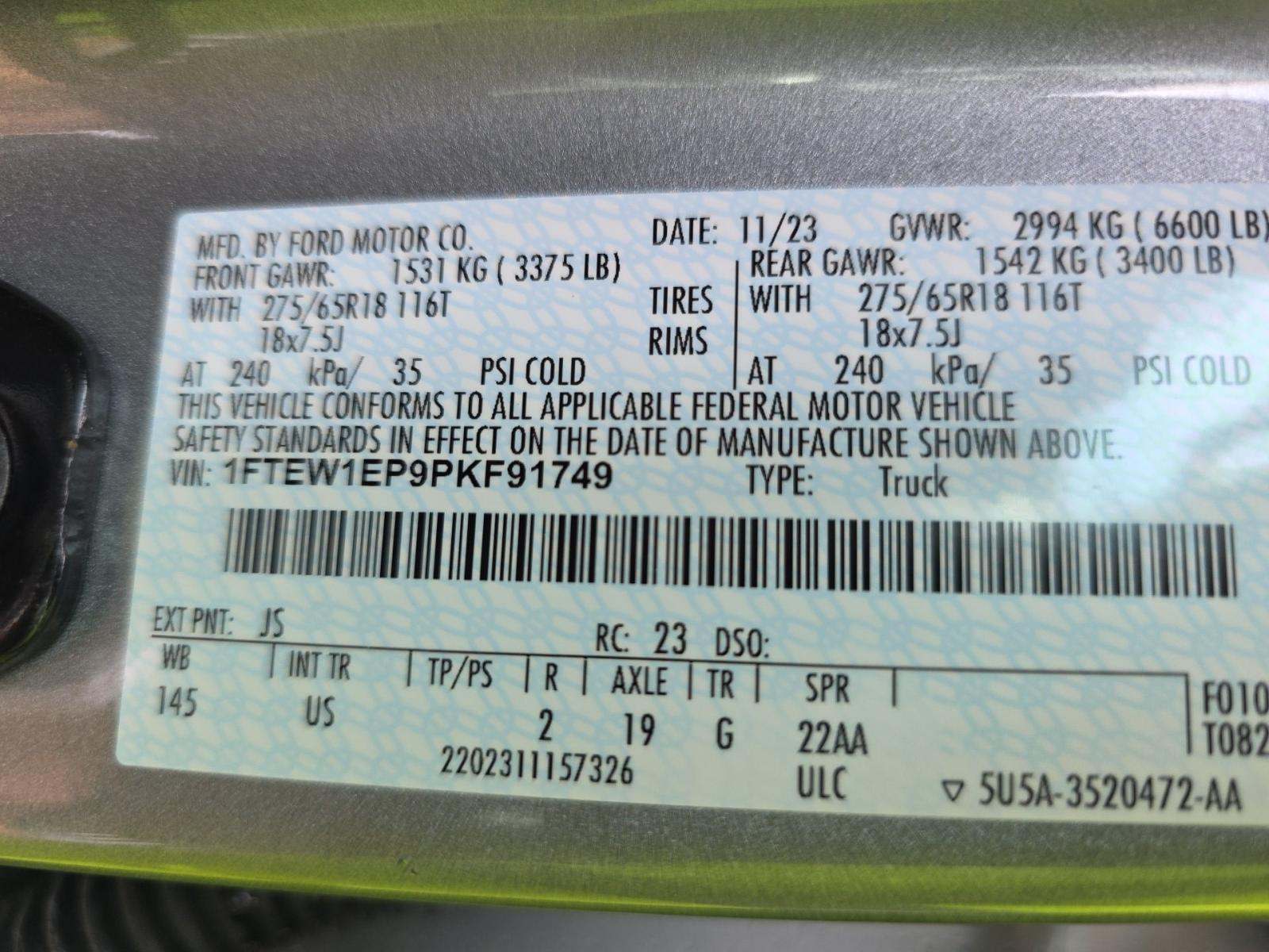 2023 Ford F-150 XLT AWD