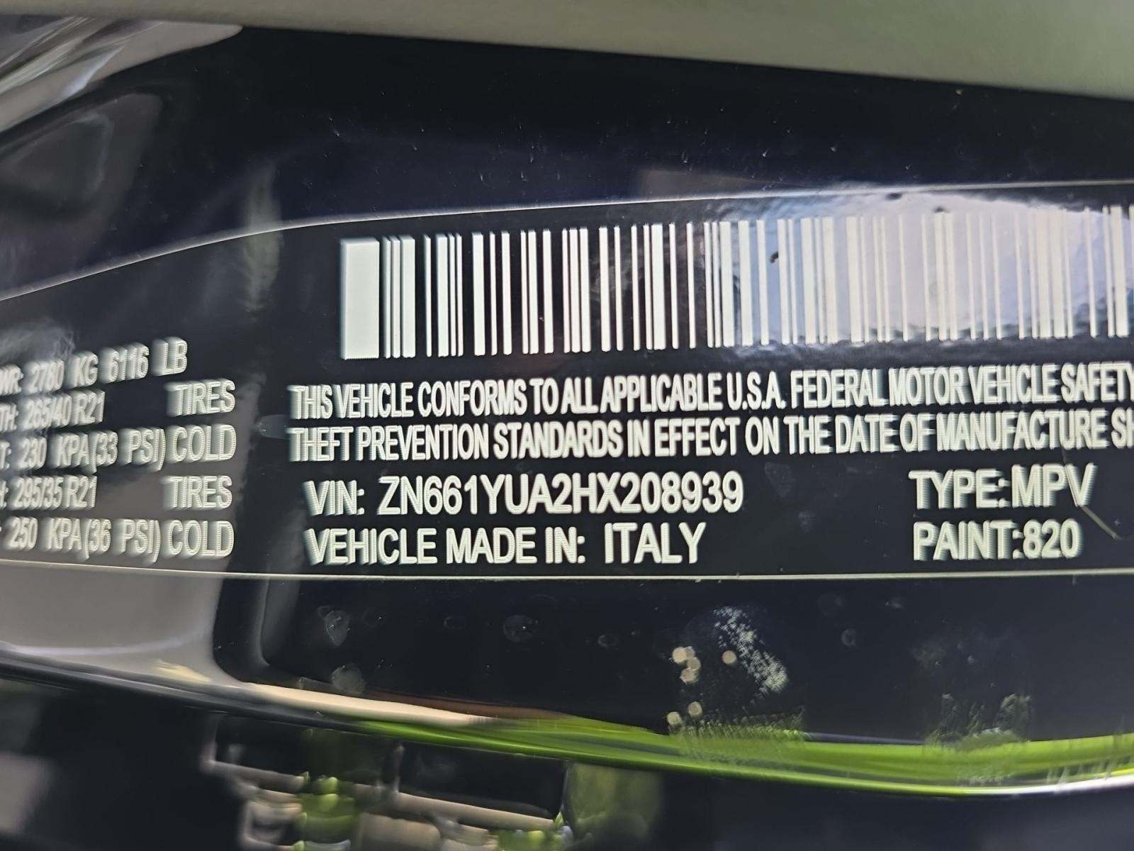 2017 Maserati Levante S AWD