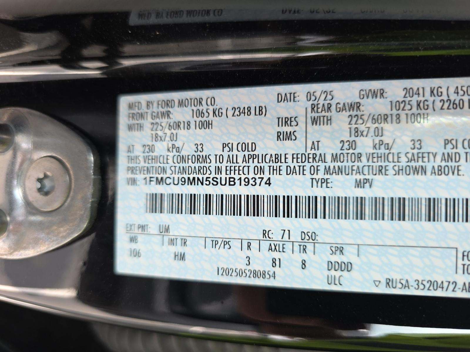 2025 Ford Escape ST-Line AWD