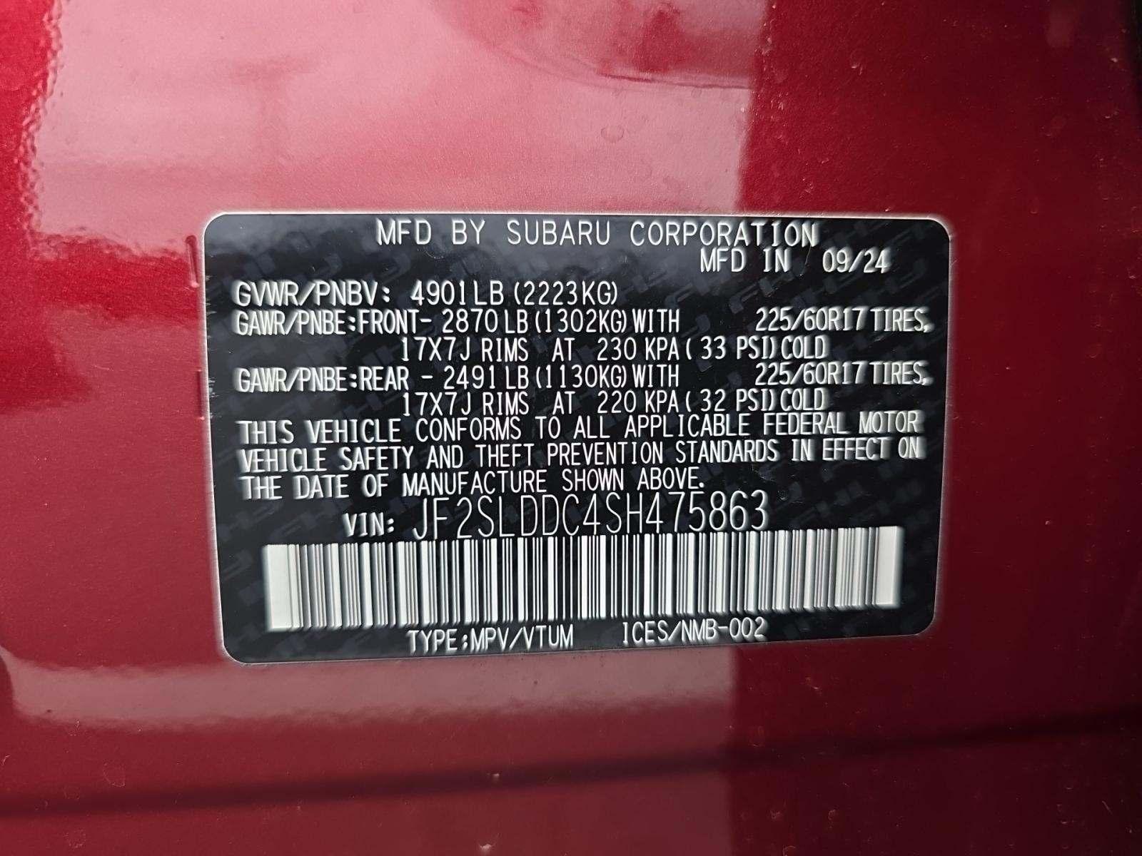 2025 Subaru Forester Premium AWD