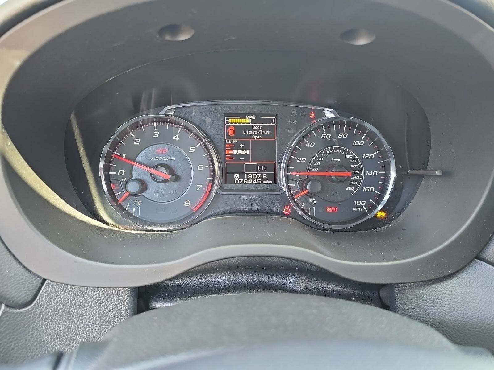 2018 Subaru WRX STi AWD